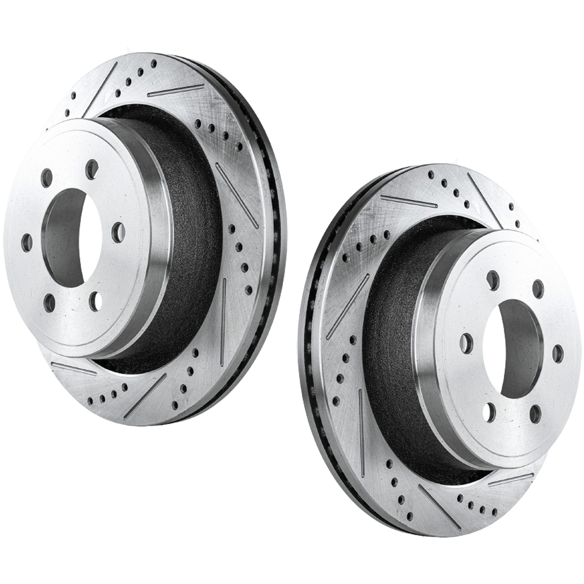 AM F 150-12-20 REAR BRAKE DISC RH AND LH Performance Rotor Drilled and Slotted SKU SET JF27110065DRS2 OEM 42281-850309-60054220-680976R