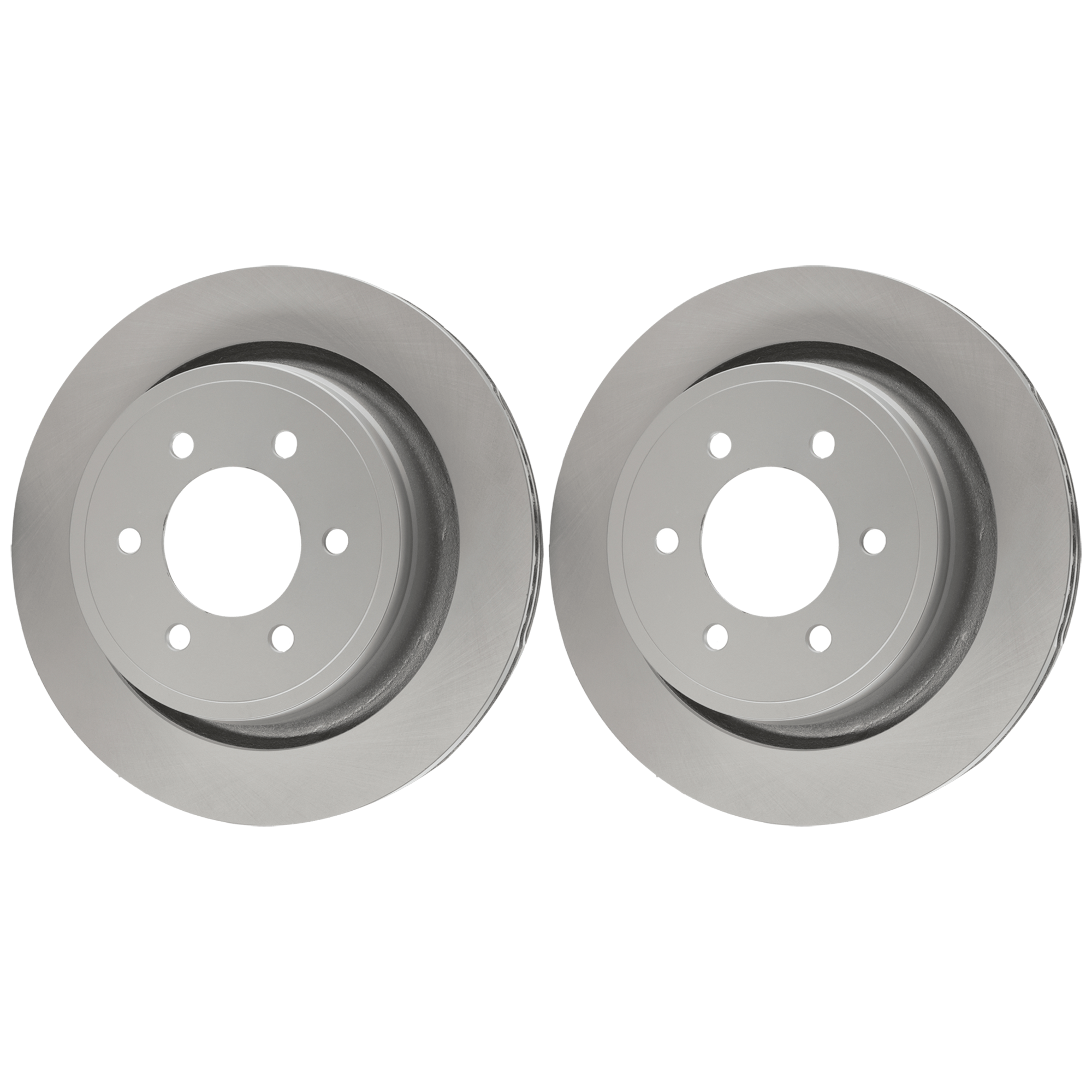 AM F 150-12-20 REAR BRAKE DISC RH AND LH Plain Surface G Coated Cast Iron Vented 6 Lugs SKU SET JF27110065G 2 OEM CL3Z2C026A PFM