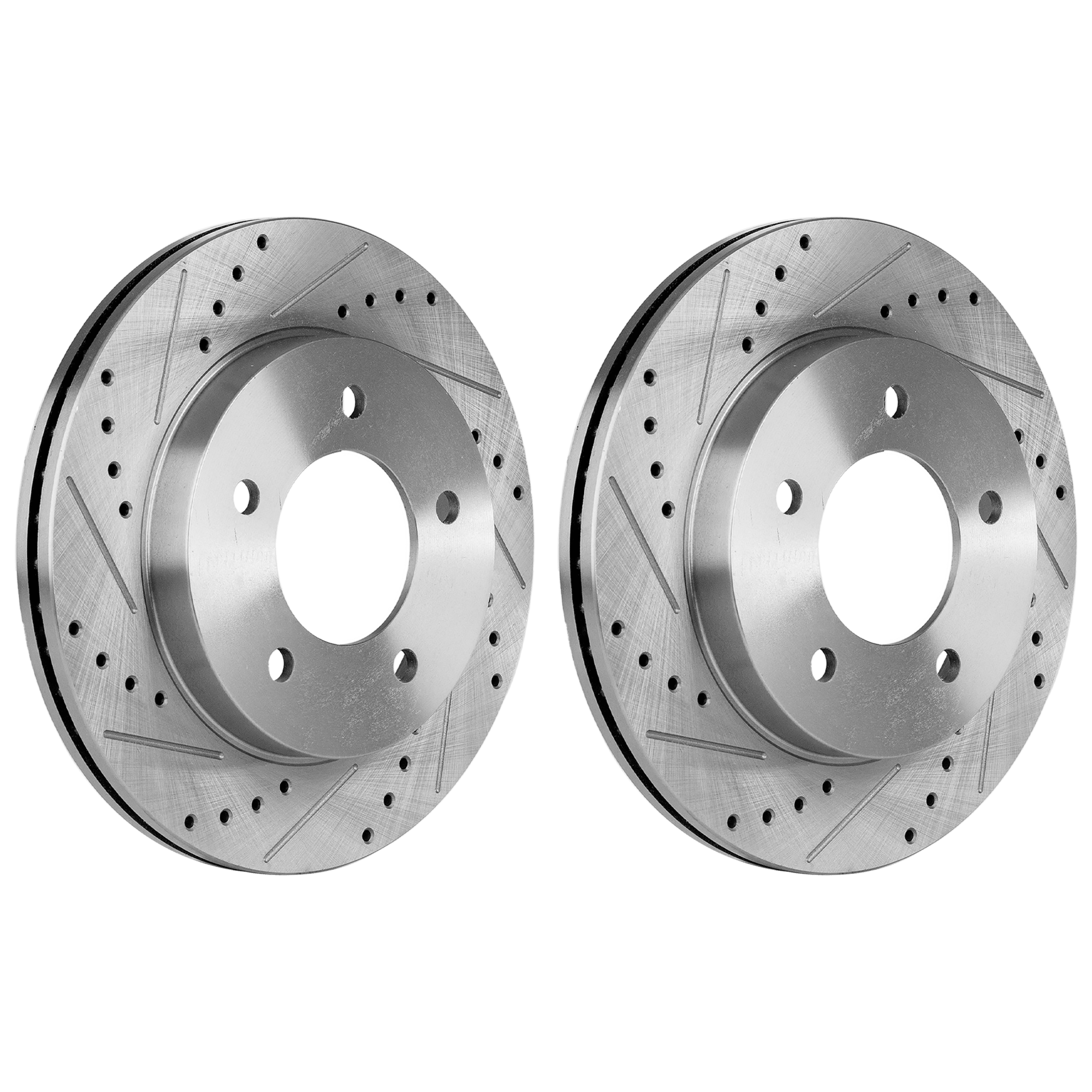 AM F 150-97-03 F 150 HERITAGE 04-04 FRONT BRAKE DISC RH AND LH Performance Rotor Drilled and Slotted SKU SET JF27110069DRS2 OEM 19773-27015-54042-65925-66630