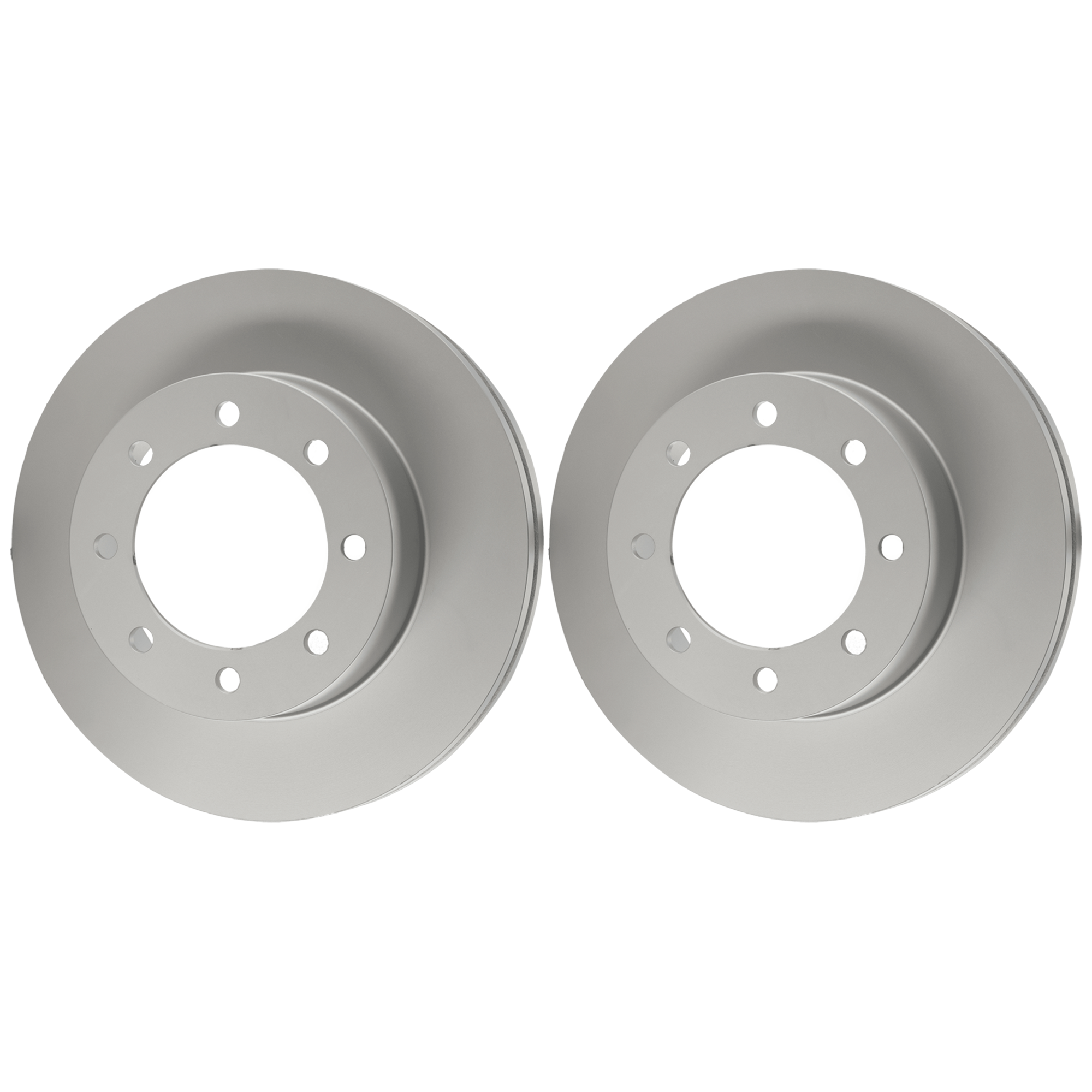 AM F 250 SUPER DUTY F 350 SUPER DUTY 12-22 FRONT BRAKE DISC RH AND LH Plain Surface G Coated Cast Iron Vented 8 Lugs SKU SET JF27110075G 2 OEM DC3Z1125A PFM