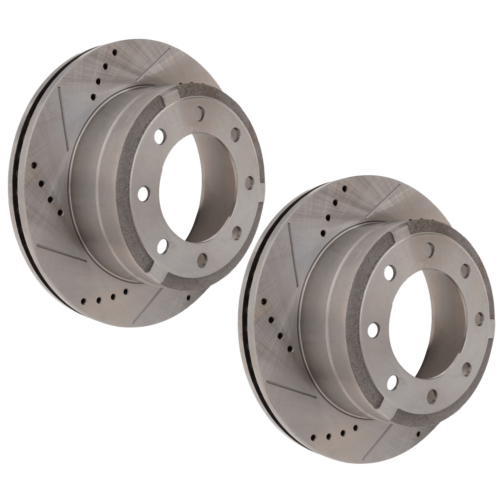 AM F 250 F 350 SUPER DUTY 12-21 REAR BRAKE DISC RH AND LH Drilled and Slotted Performance Rotor SKU SET JF27110077DRS2 OEM 42293-681778-850348-60054227-6