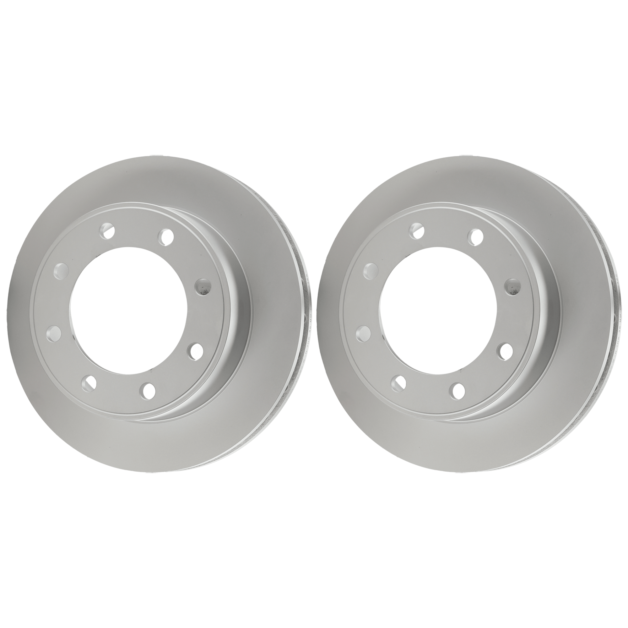 AM F 250 F 350 SUPER DUTY 99-04 EXCURSION 00-05 FRONT BRAKE DISC RH AND LH Plain Surface G Coated Cast Iron Vented 8 Lugs SKU SET JF27110078G 2 OEM 54078 PFM