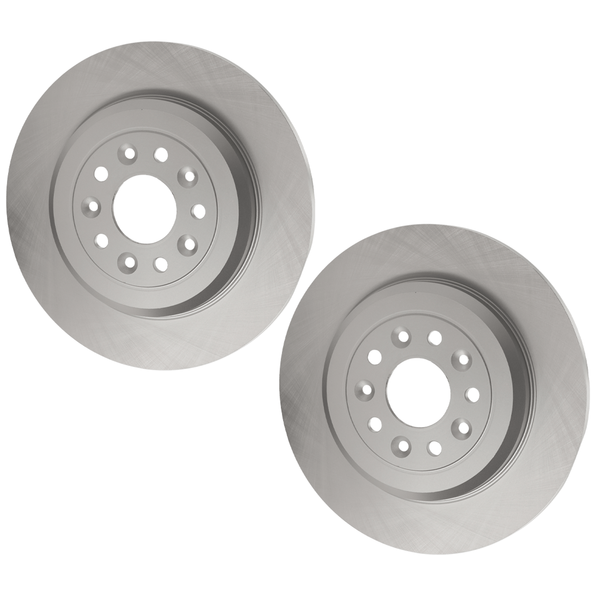 AM FIVE HUNDRED FREESTYLE 05-07 FLEX 09-19 REAR BRAKE DISC RH AND LH Plain Surface G Coated Cast Iron Solid 5 Lugs SKU SET JF27110098G 2 OEM 5F9Z2C026BA PFM
