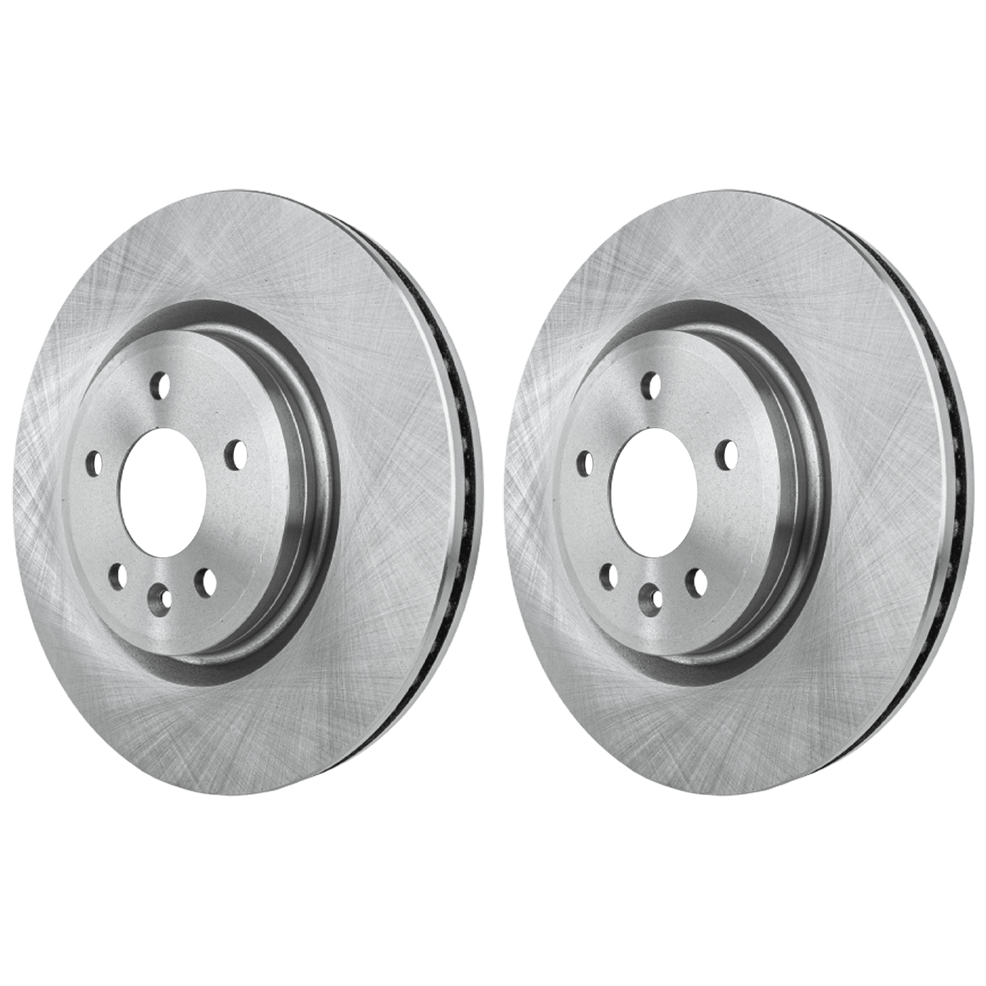 AM EXPLORER FLEX MKT TAURUS 11-19 FRONT BRAKE DISC 2 Wheel Set Plain Surface 5 Lugs SKU SET JF27110100-2 OEM CB5Z1125A