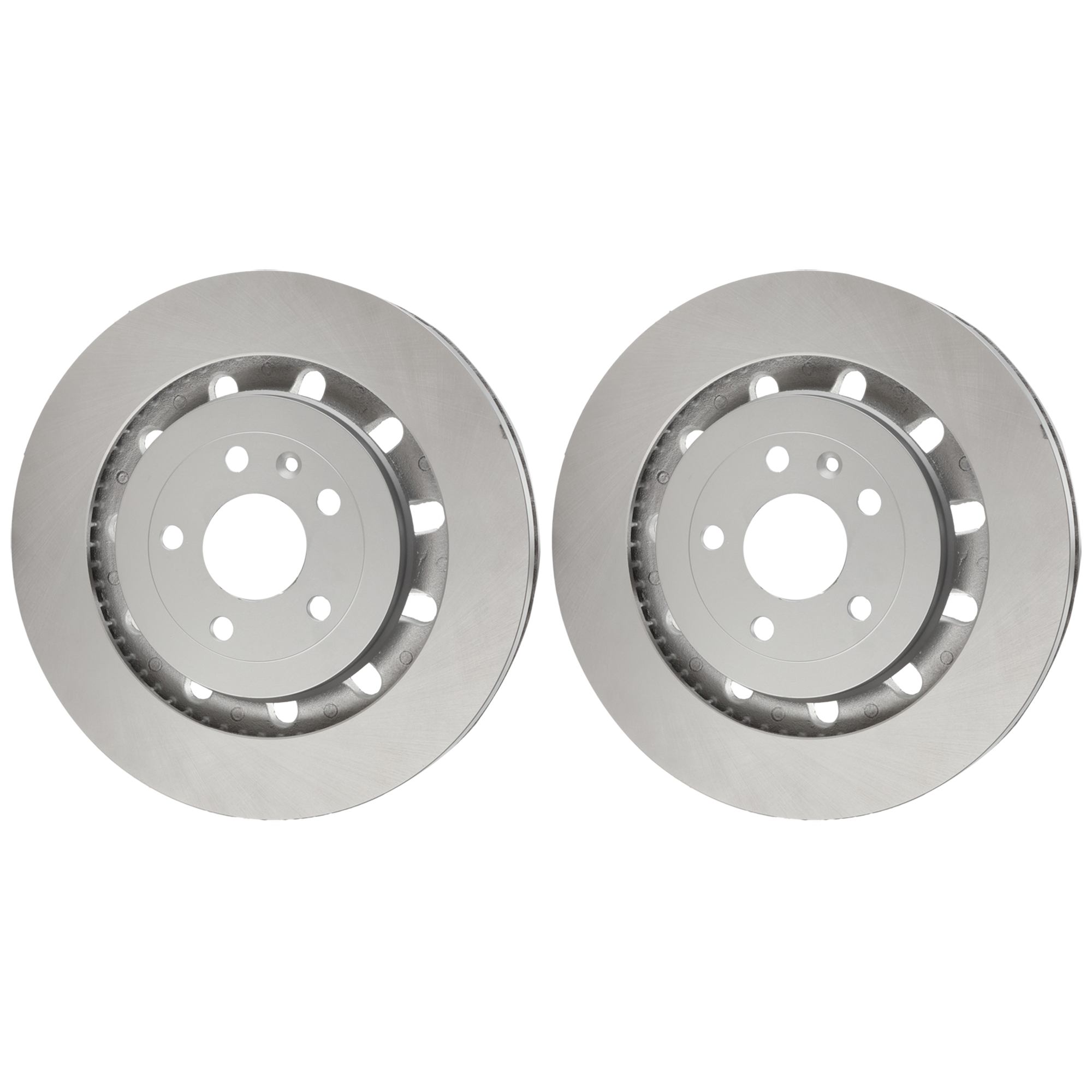 AM EXPLORER FLEX 13-19 FRONT BRAKE DISC RH AND LH Plain Surface G Coated Cast Iron Vented 5 Lugs SKU SET JF27110102G 2 OEM DG1Z1125C PFM