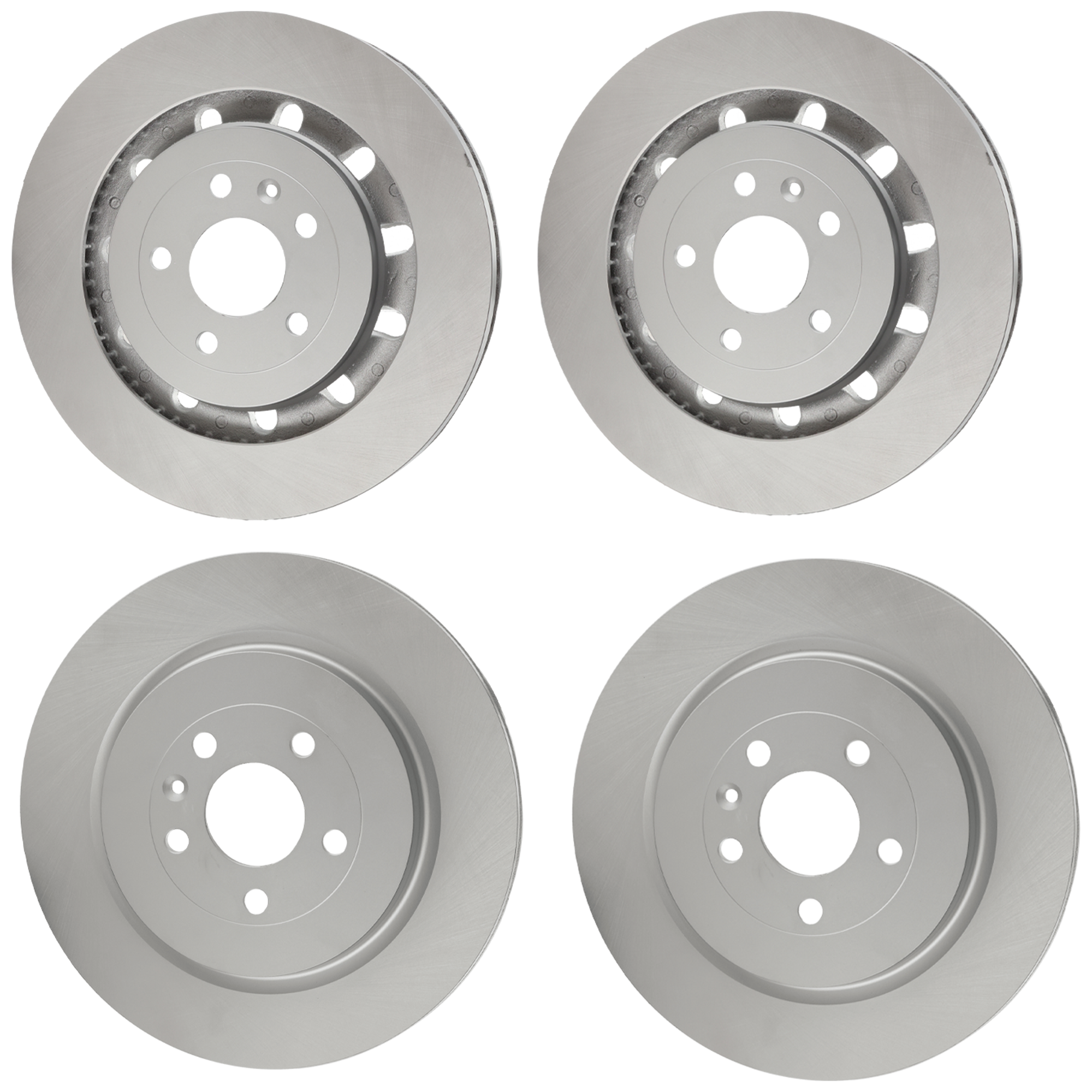 AM EXPLORER 13-19 POLICE RESPONDER HYBRID 19-20 FRONT AND REAR BRAKE DISC 4 Wheel Set SKU SET JF27110102G 4 OEM DG1Z1125C PFM DG1Z2C026A PFM