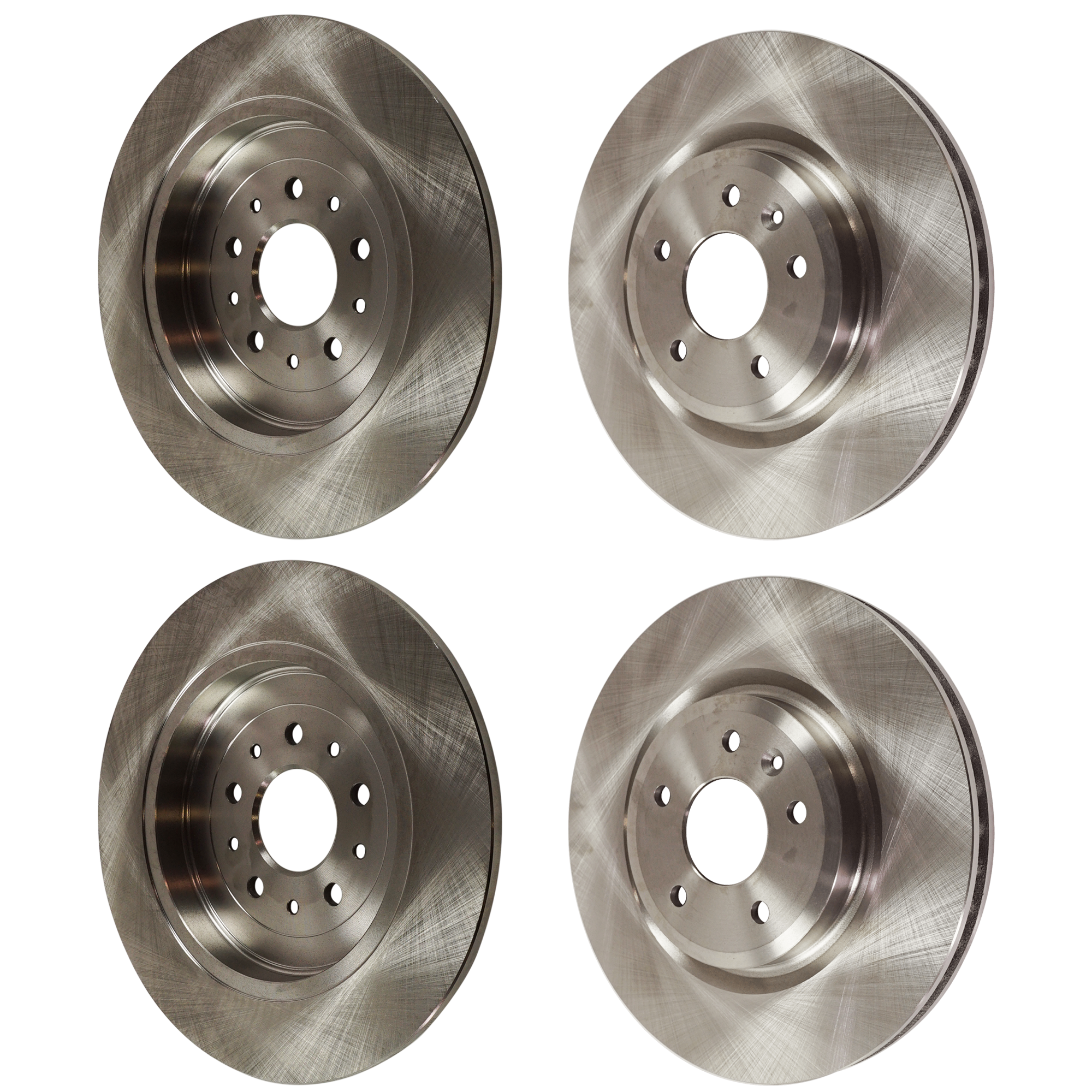 AM FLEX 09-10 FRONT AND REAR BRAKE DISC 4 Wheel Set SKU SET JF27110104-4 OEM 5F9Z2C026BA AG1Z1125A 8A8Z1125