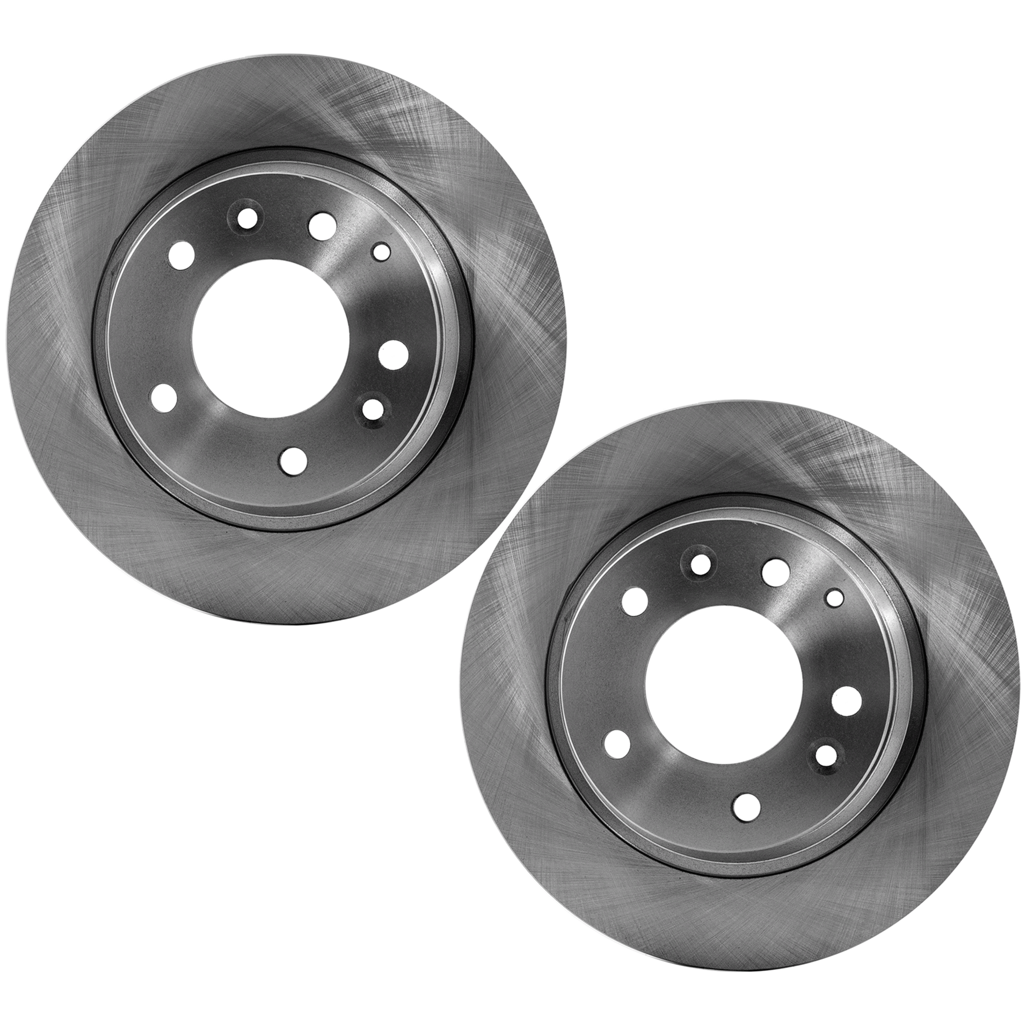 AM FUSION MKZ 10-12 REAR BRAKE DISC RH AND LH 2 Wheel Set Plain Surface Solid 5 Lugs SKU SET JF27110128-2 OEM 12161097