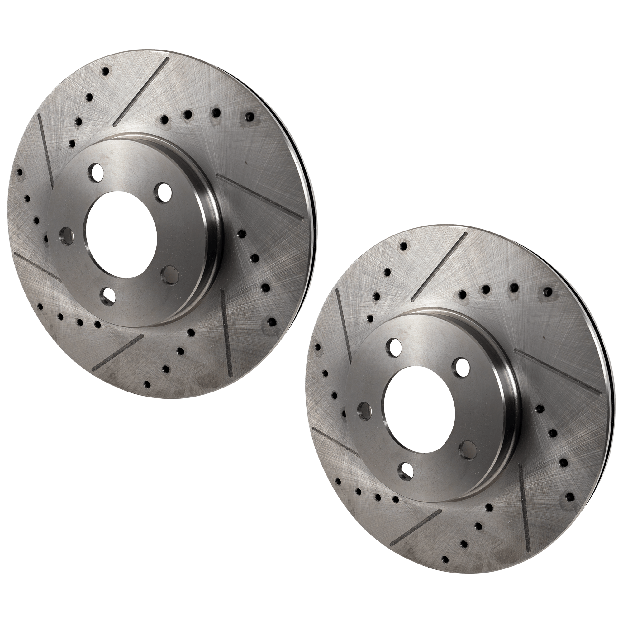 AM MARK VIII 93-98 TAURUS 96-07 FRONT BRAKE DISC Drilled and Slotted SKU SET JF27110133DRS2 OEM 1048-19853-54009-54030-65720-6