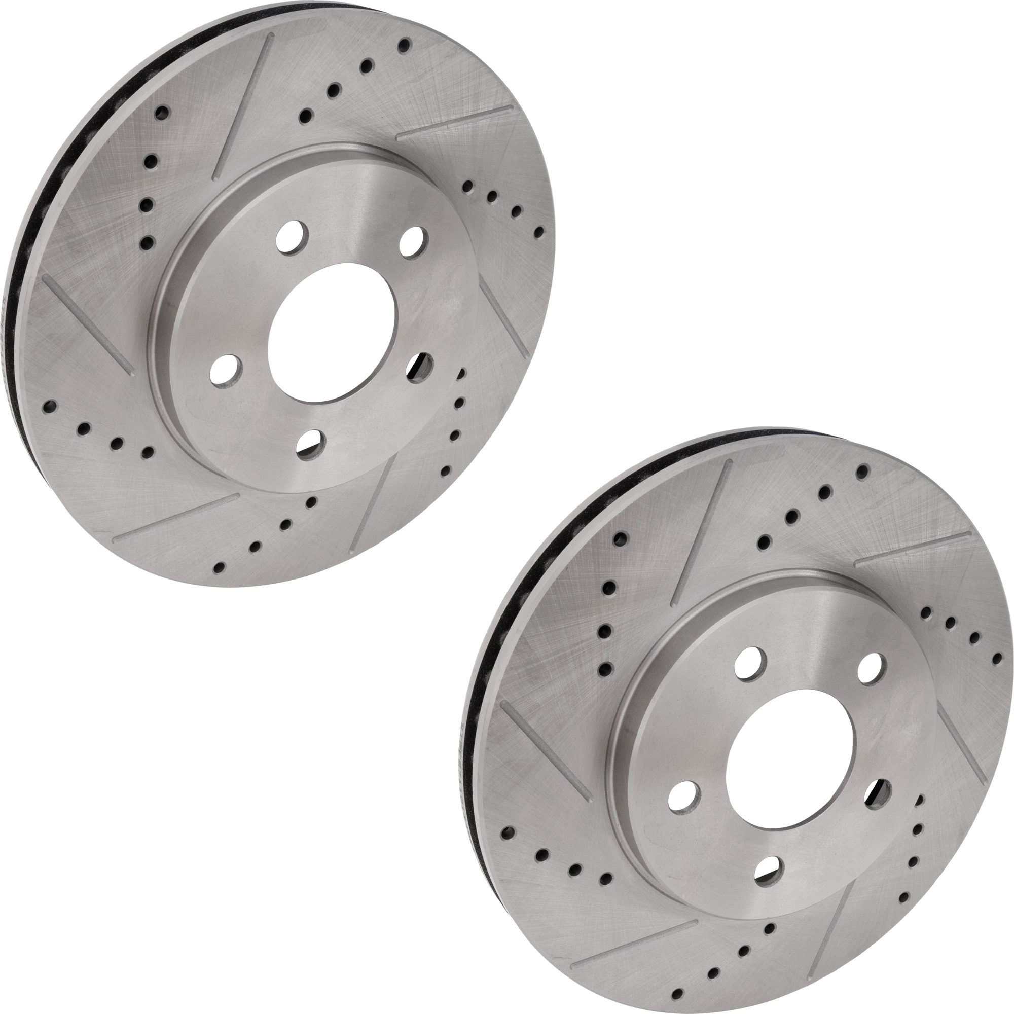 AM MUSTANG 05-10 FRONT BRAKE DISC RH AND LH Drilled and Slotted SKU SET JF27110134DRS2 OEM 54130-680313-48880313-60054056