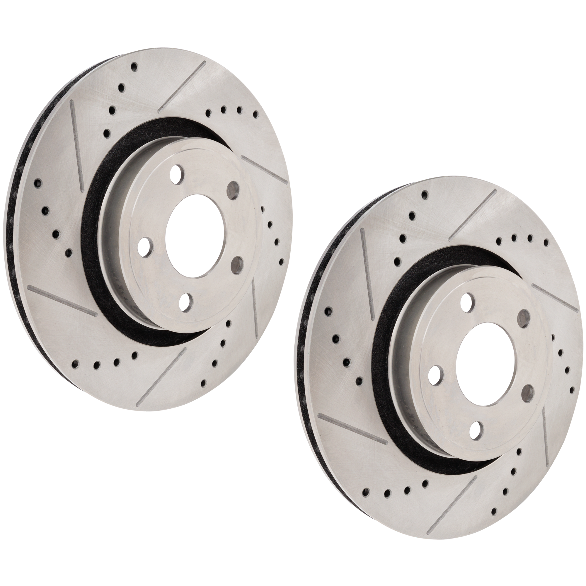 AM MUSTANG 15-20 FRONT BRAKE DISC RH AND LH 320mm Front Disc Except Performance Package Drilled and Slotted SKU SET JF27110140DRS2 OEM 42315-850489-60054077-681953R