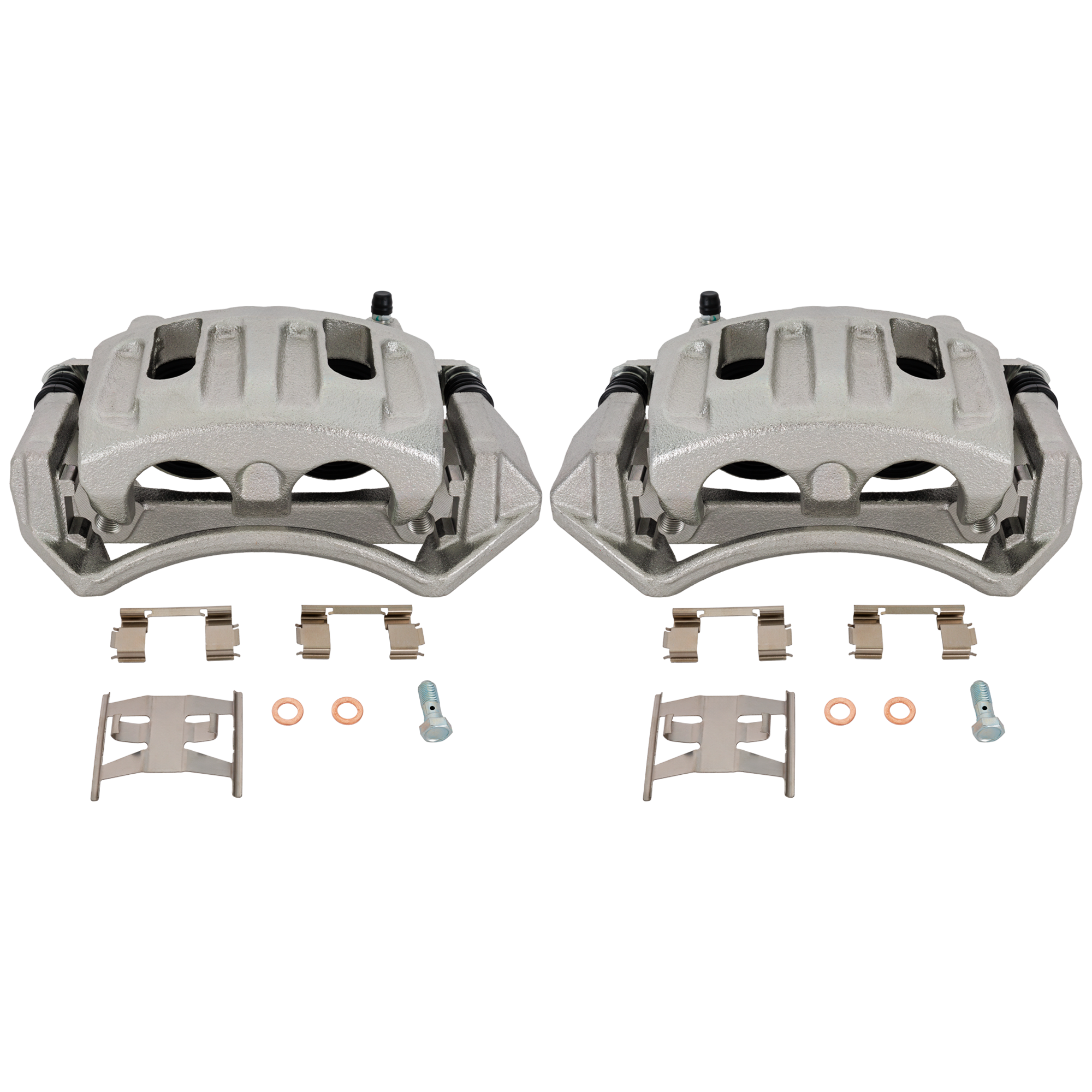 AM F 150-97-01 FRONT BRAKE KIT WITH CALIPERS 2 Wheel Set Includes 2 Brake Caliper SKU SET JF27150005