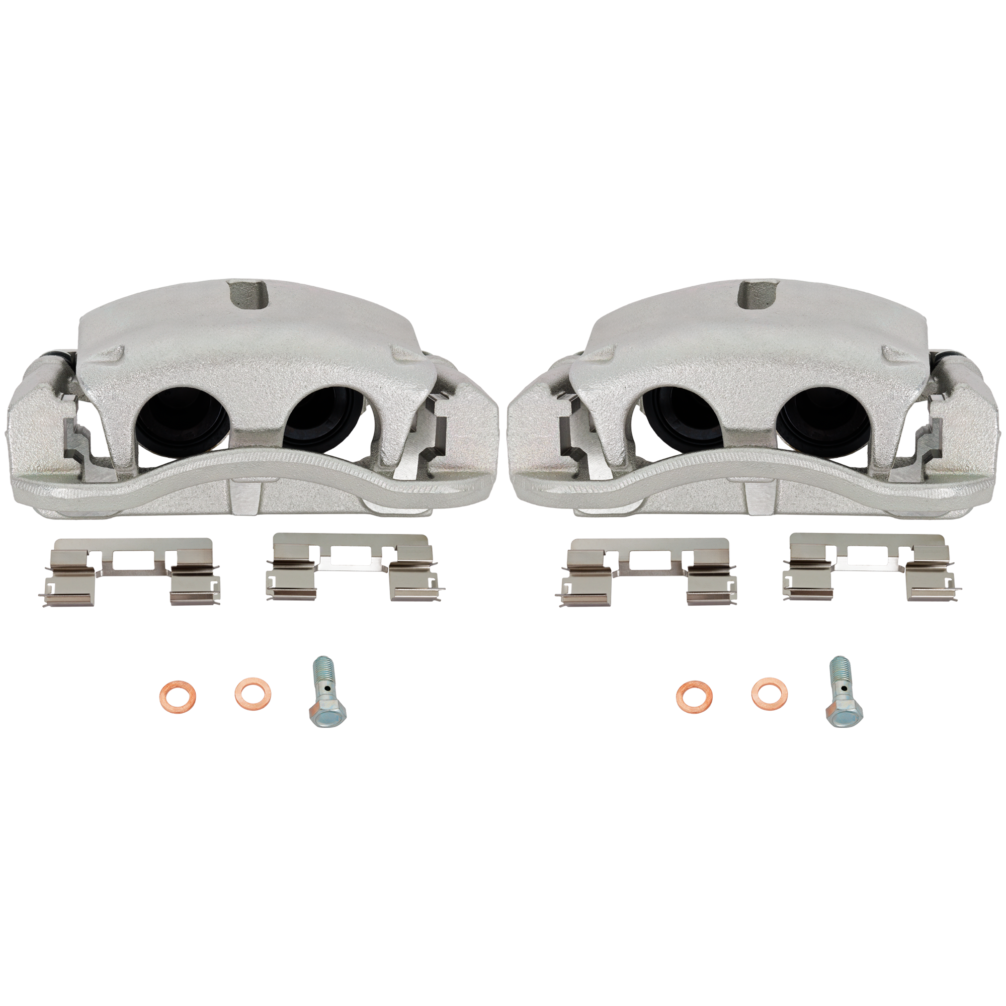 AM F 150-04-05 FRONT BRAKE KIT WITH CALIPERS 2 Wheel Set Includes 2 Brake Caliper SKU SET JF27150015