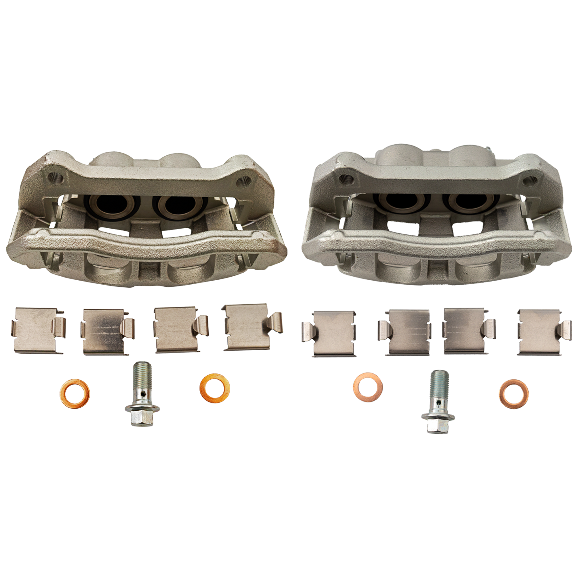 AM F 150-12-20 FRONT BRAKE KIT WITH CALIPERS 2 Wheel Set Includes 2 Brake Caliper SKU SET JF27150019