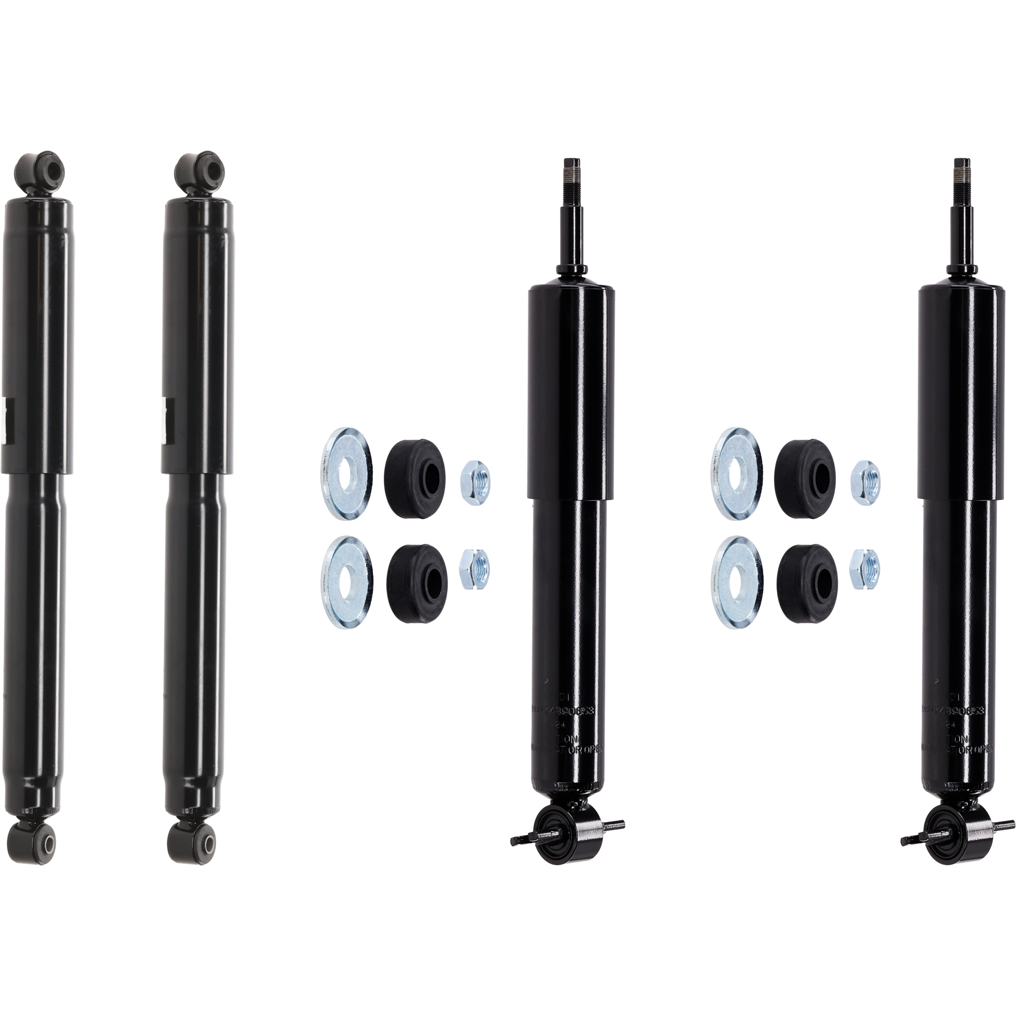 AM RANGER 98-09 B3000-98-07 FRONT AND REAR SHOCK RH AND LH Gas Charged Twin tube Set of 4 SKU SET JF280111-4 OEM 1F6628700-1F7428700A 37153-8L5