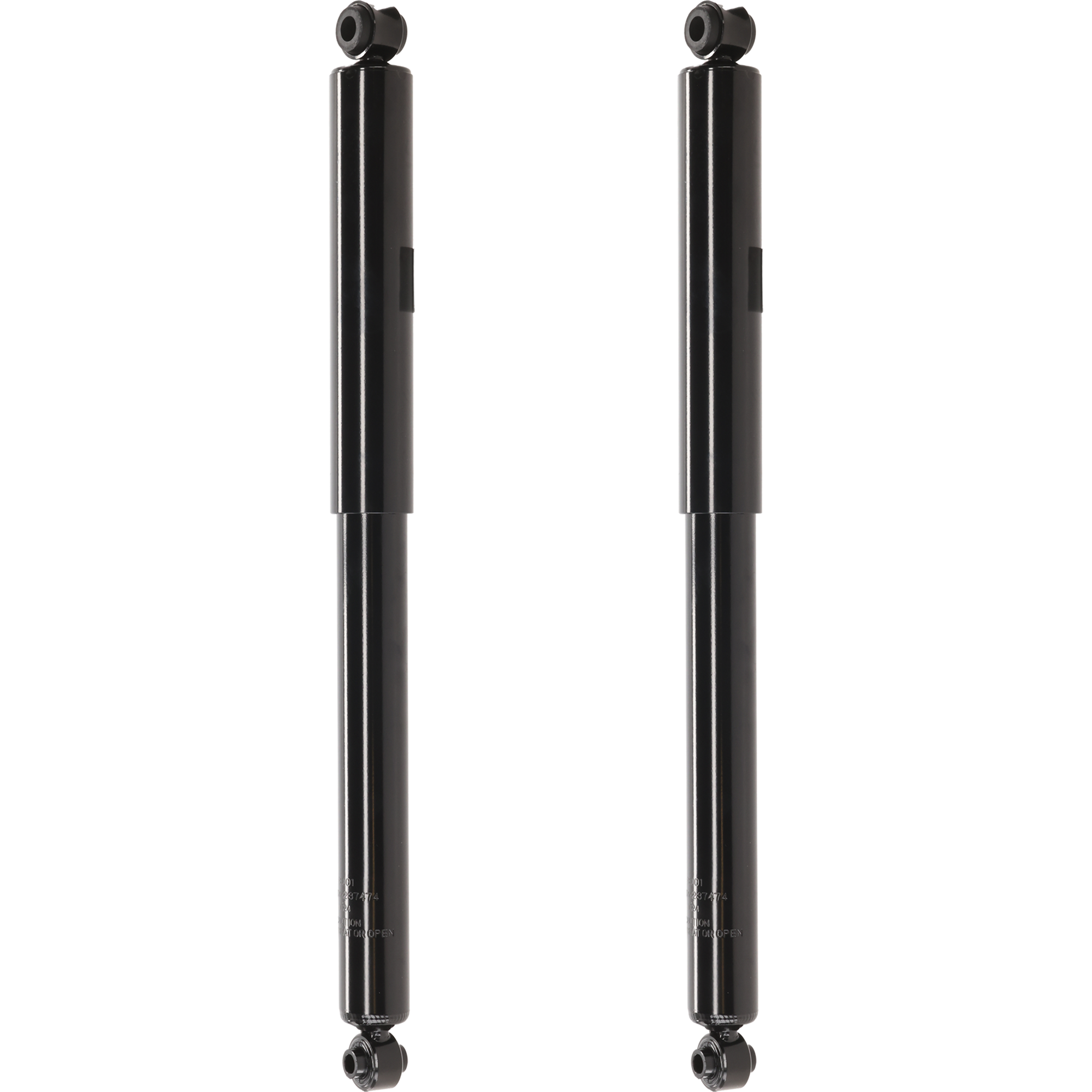 AM RANGER 89-11 F 250-80-98 REAR SHOCK RH AND LH Gas Charged Twin tube Black Set of 2 SKU SET JF280305-2 OEM 6L5Z18125AA