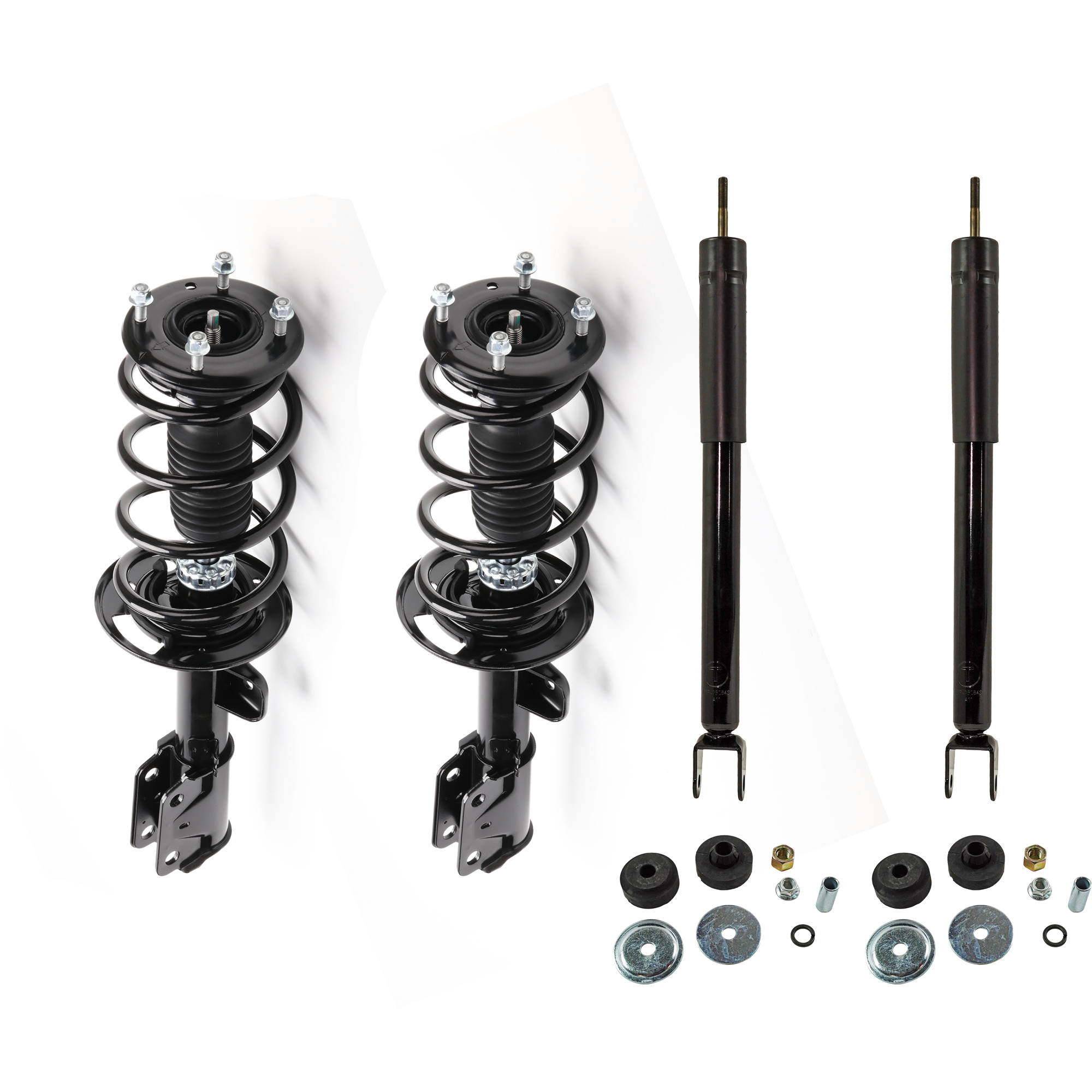 AM EXPLORER 13-19 FRONT AND REAR SHOCK AND FULLY LOADED STRUT RH AND LH Set of 4 SKU SET JF28050027-4 OEM 33FD1138-172730 LS5494761L 118