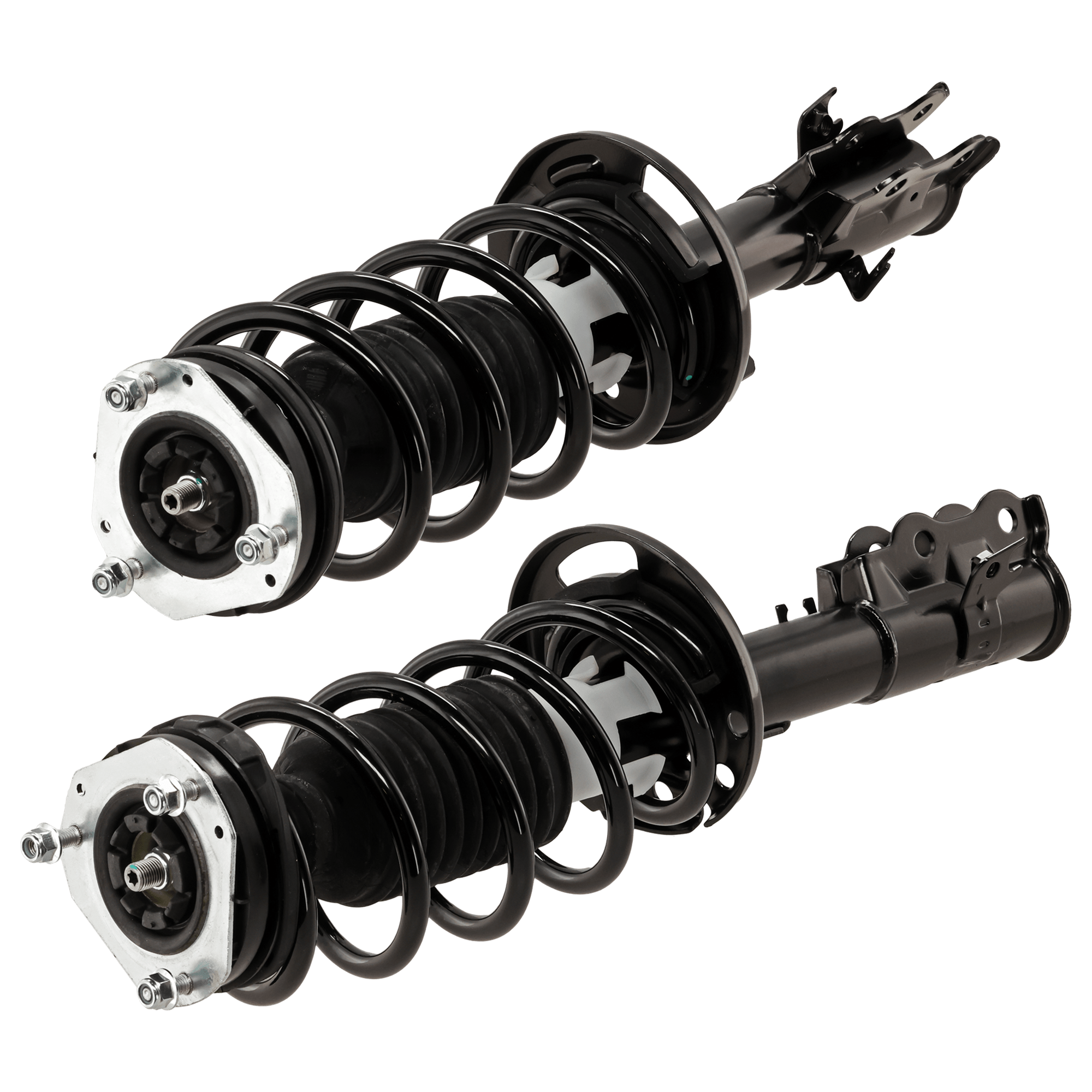 AM FIESTA 11-13 FRONT LOADED STRUT RH AND LH Gas Charged Twin tube Set of 2 SKU SET JF28050045 OEM 1333356L BE8Z18124A BE8Z18124C