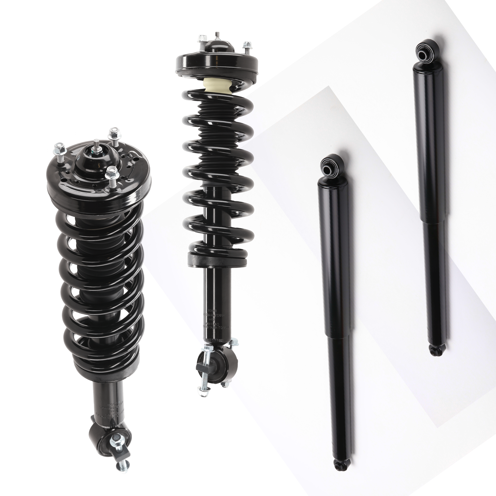 AM F 150-15-20 FRONT AND REAR SHOCK AND FULLY LOADED STRUT RH AND LH 4WD SKU SET JF28050069-4 OEM 9L3Z18125F SR4443 JL3Z18124J 7