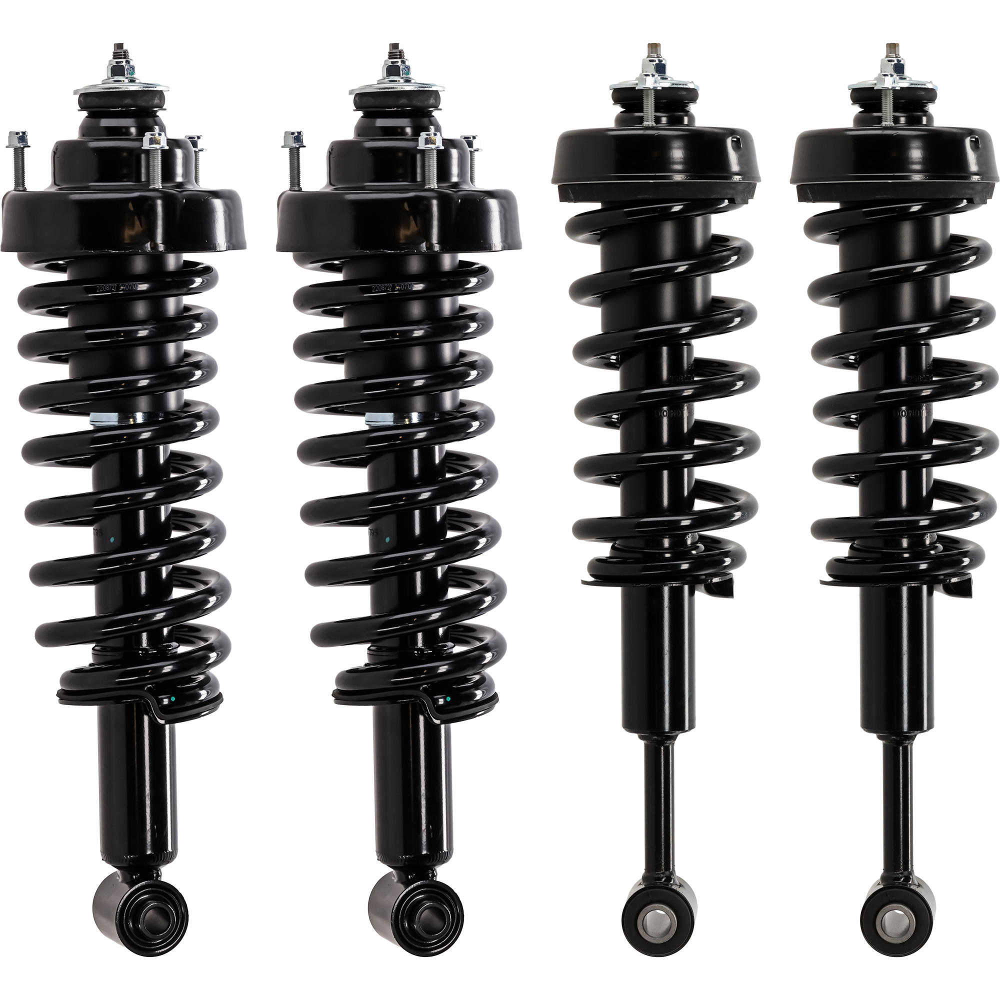 AM EXPLORER MOUNTAINEER 04-05 FRONT AND REAR FULLY LOADED STRUT RH AND LH Gas Charged Twin tube Set of 4 SKU SET JF280503-4 OEM 5L2Z18125CA 3U2Z18124PAA 5L2Z1