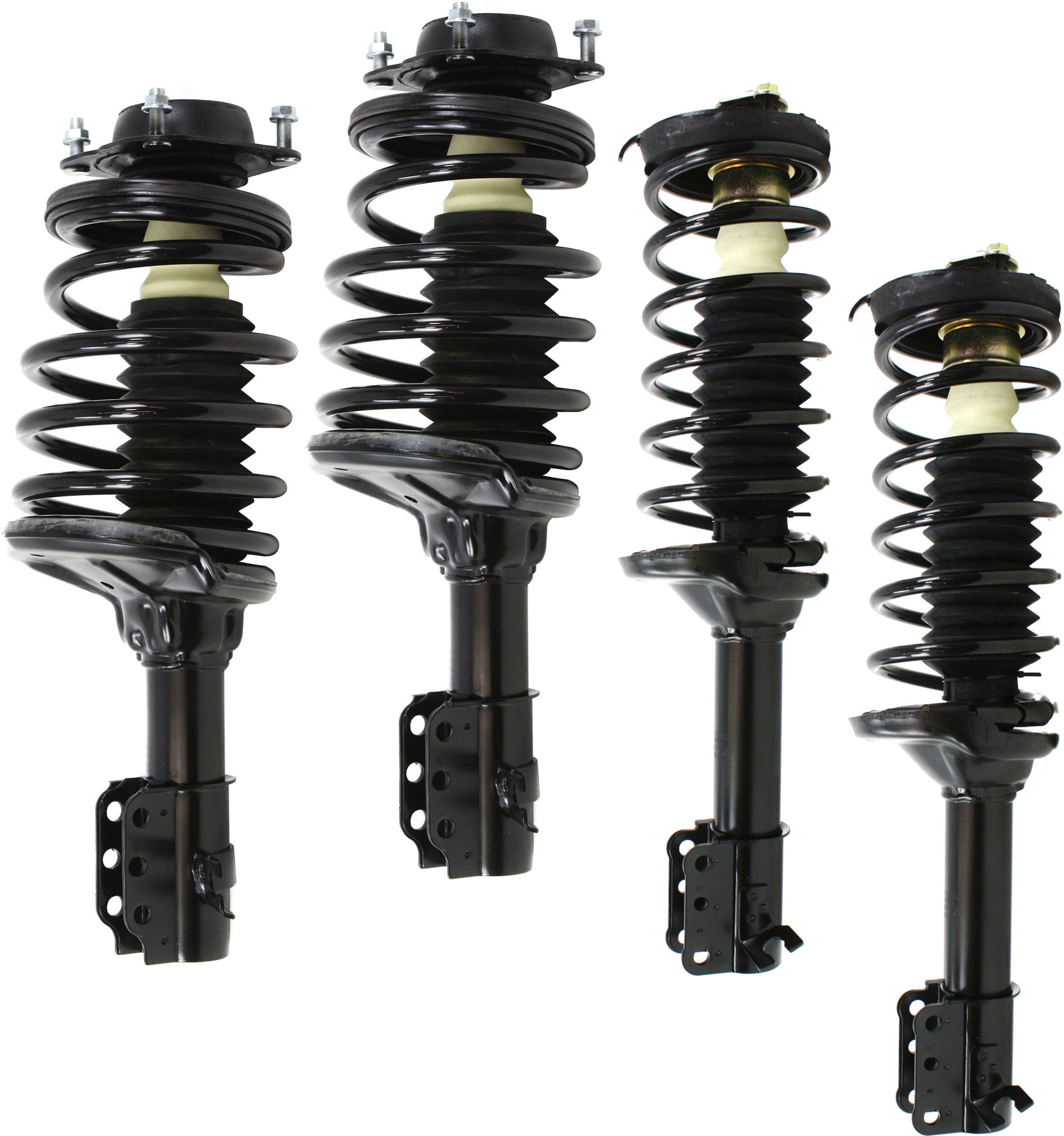 AM ESCORT 97-02 TRACER 97-99 FRONT AND REAR FULLY LOADED STRUT RH AND LH Gas Charged Twin tube Set of 4 SKU SET JF280509-4 OEM XS4Z18124AB XS4Z18124CA