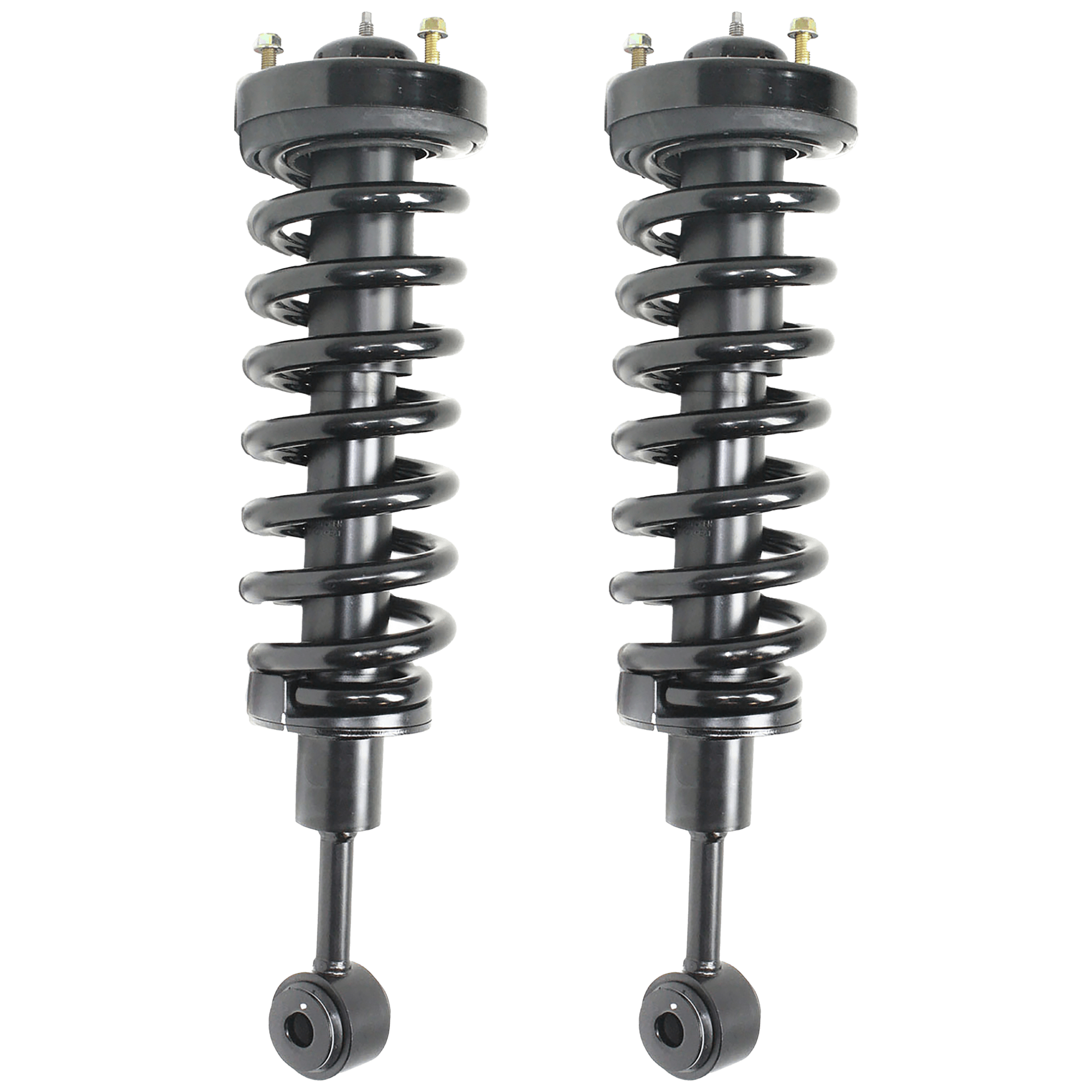 AM F 150-04-08 MARK LT 06-08 FRONT LOADED STRUT RH AND LH Gas Charged Twin tube Set of 2 SKU SET JF280510-2 OEM 6L3Z18125L 4L3Z18124FA