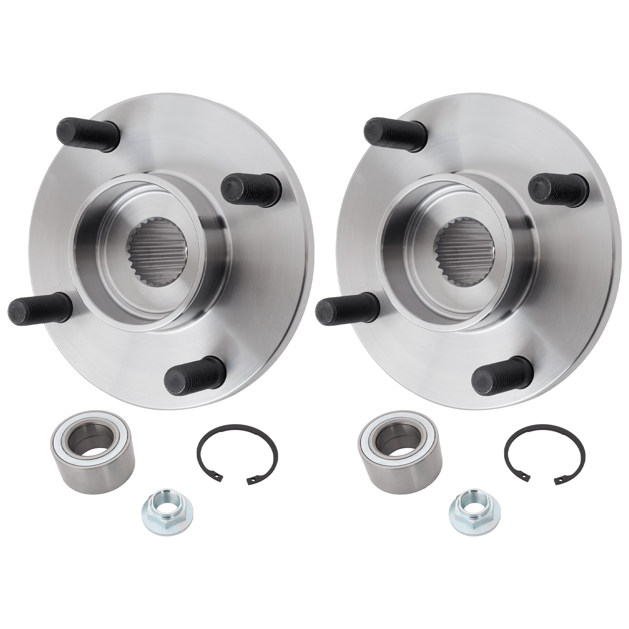 AM FOCUS 00-11 FRONT HUB ASSEMBLY RH AND LH SKU SET JF283701-2 OEM 6S4Z1215B