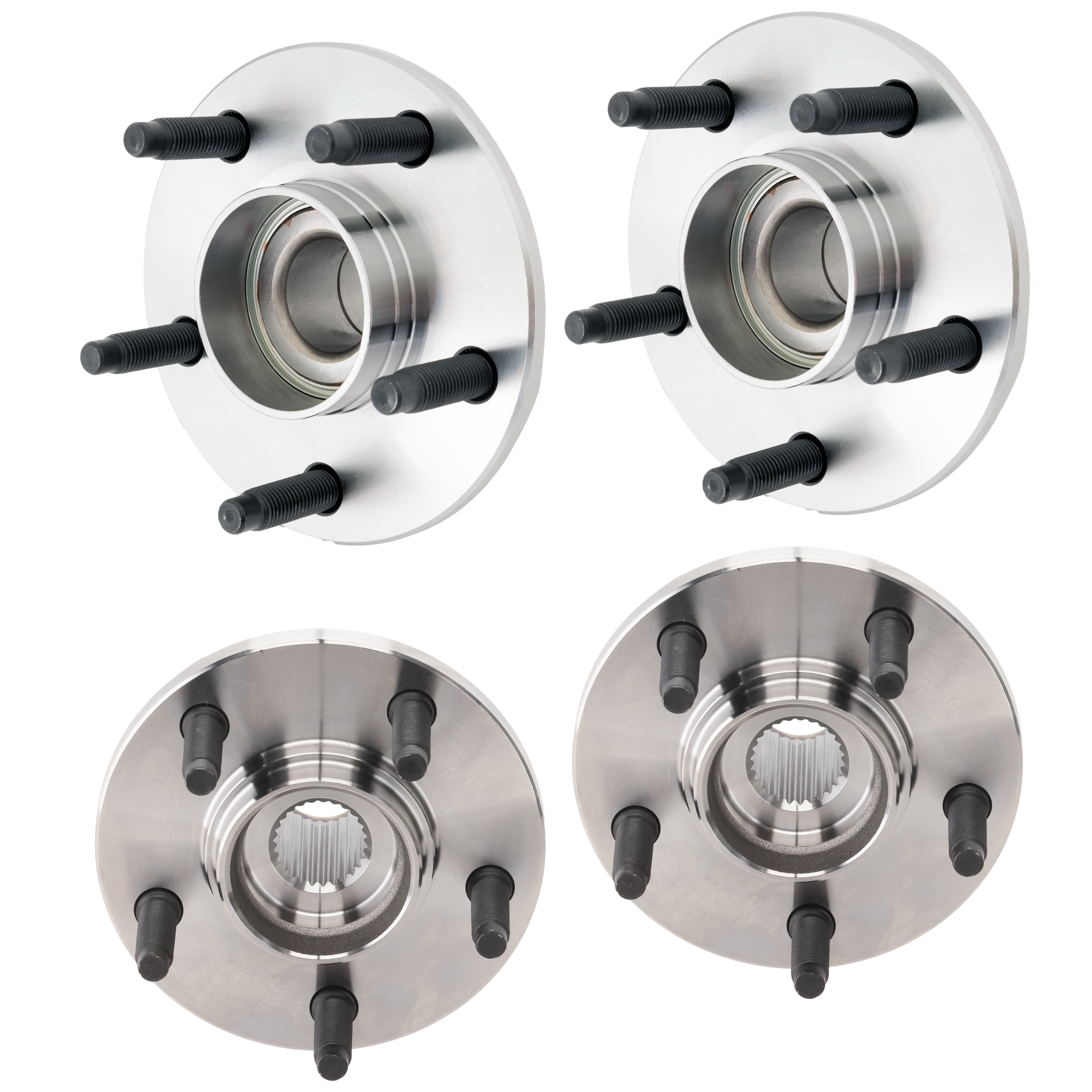 AM SABLE 96-05 TAURUS 96-07 FRONT AND REAR HUB ASSEMBLY RH AND LH SKU SET JF283705-4 B OEM 102488-512164-712164-7250253-4