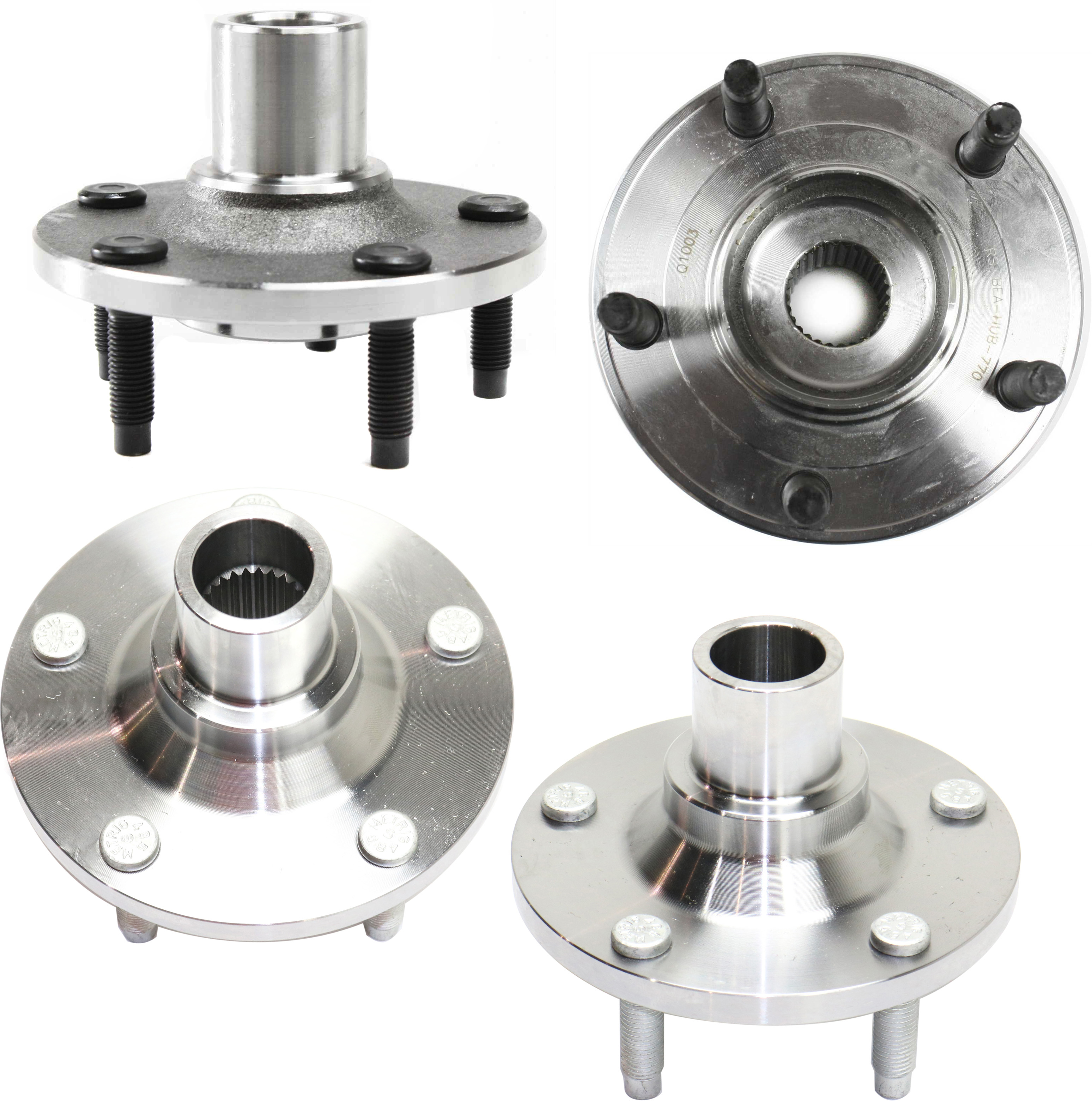 AM ESCAPE 01-12 MARINER 05-11 TRIBUTE 01-11 FRONT AND REAR HUB ASSEMBLY RH AND LH SKU SET JF283712-4 OEM 6L8Z1109BA 8L8Z1104A