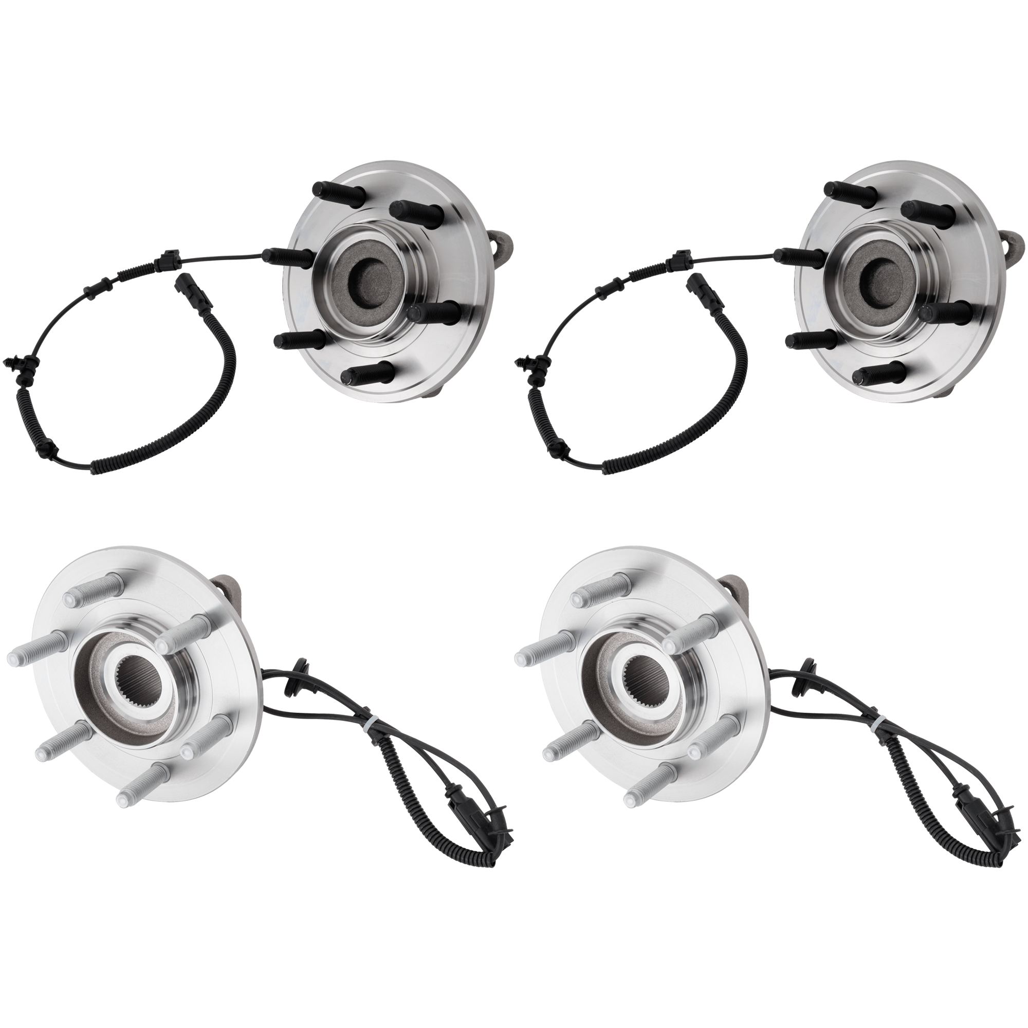 AM EXPEDITION NAVIGATOR 11-14 FRONT AND REAR HUB ASSEMBLY RH AND LH SKU SET JF283741-4 OEM 102766 BL3Z1104B BR930687 BR93