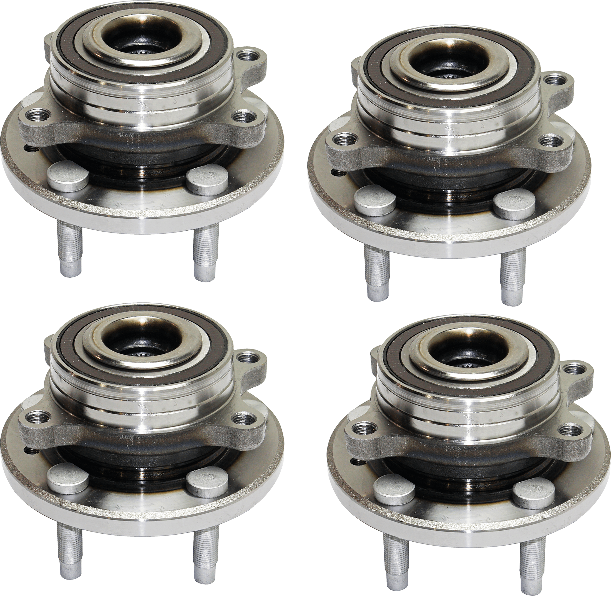 AM FLEX 09-19 MKS 09-16 FRONT AND REAR HUB ASSEMBLY RH AND LH 5 Lugs SKU SET JF285905-4 OEM BT4Z1104B