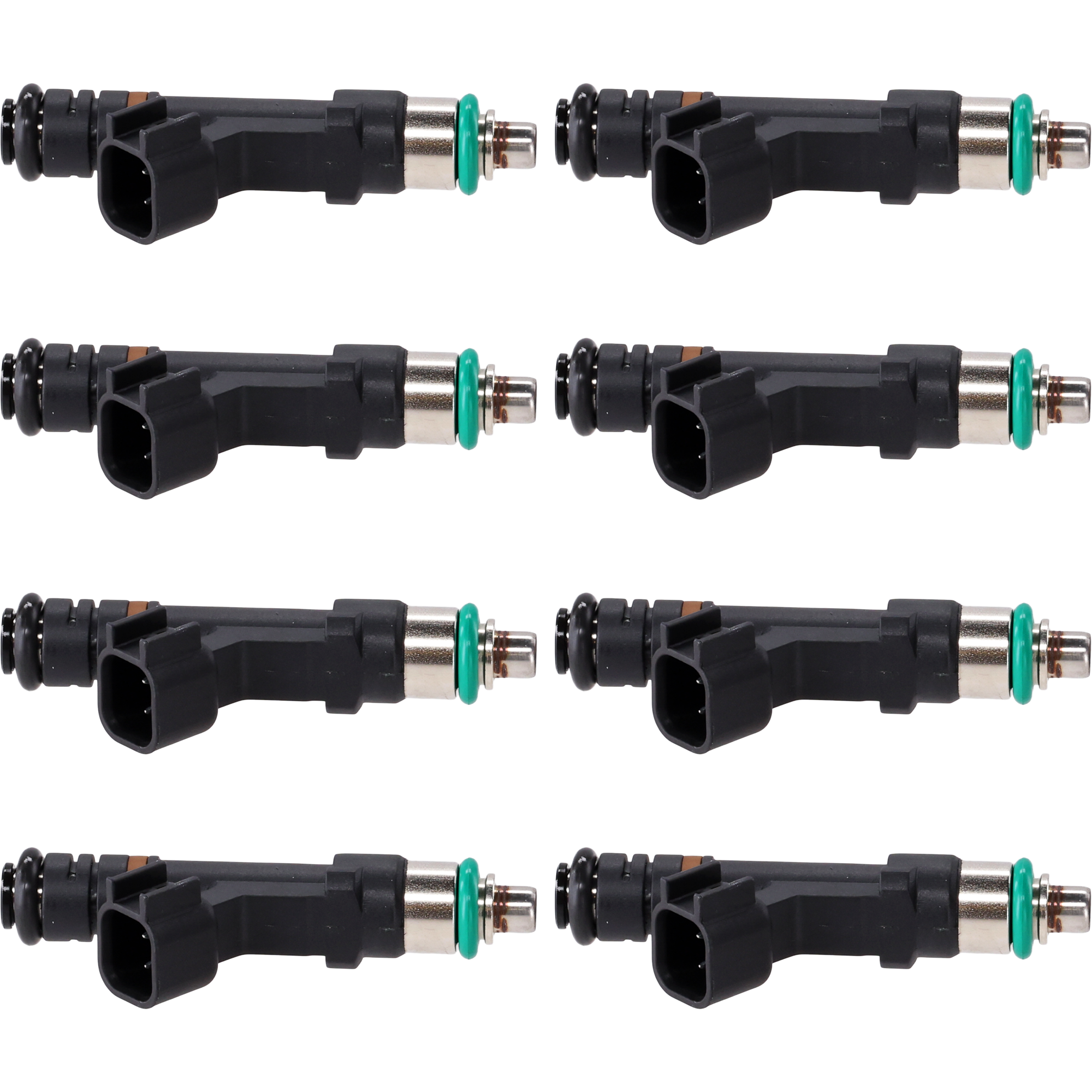 AM Fuel Injector SKU SET JF31430010-8 OEM 0280158193-9C2Z9F593A