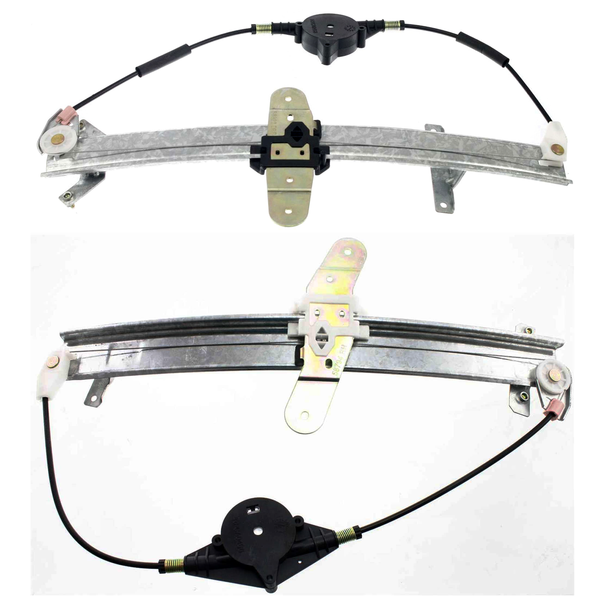 AM CROWN VICTORIA GRAND MARQUIS 92-11 MARAUDER 03-04 FRONT AND REAR WINDOW REGULATOR RH Power w o Motor SKU SET JF462901-2R Partslink FO1351106 FO1551102 OEM 1W7Z5423208AA 6W7Z5427008AA