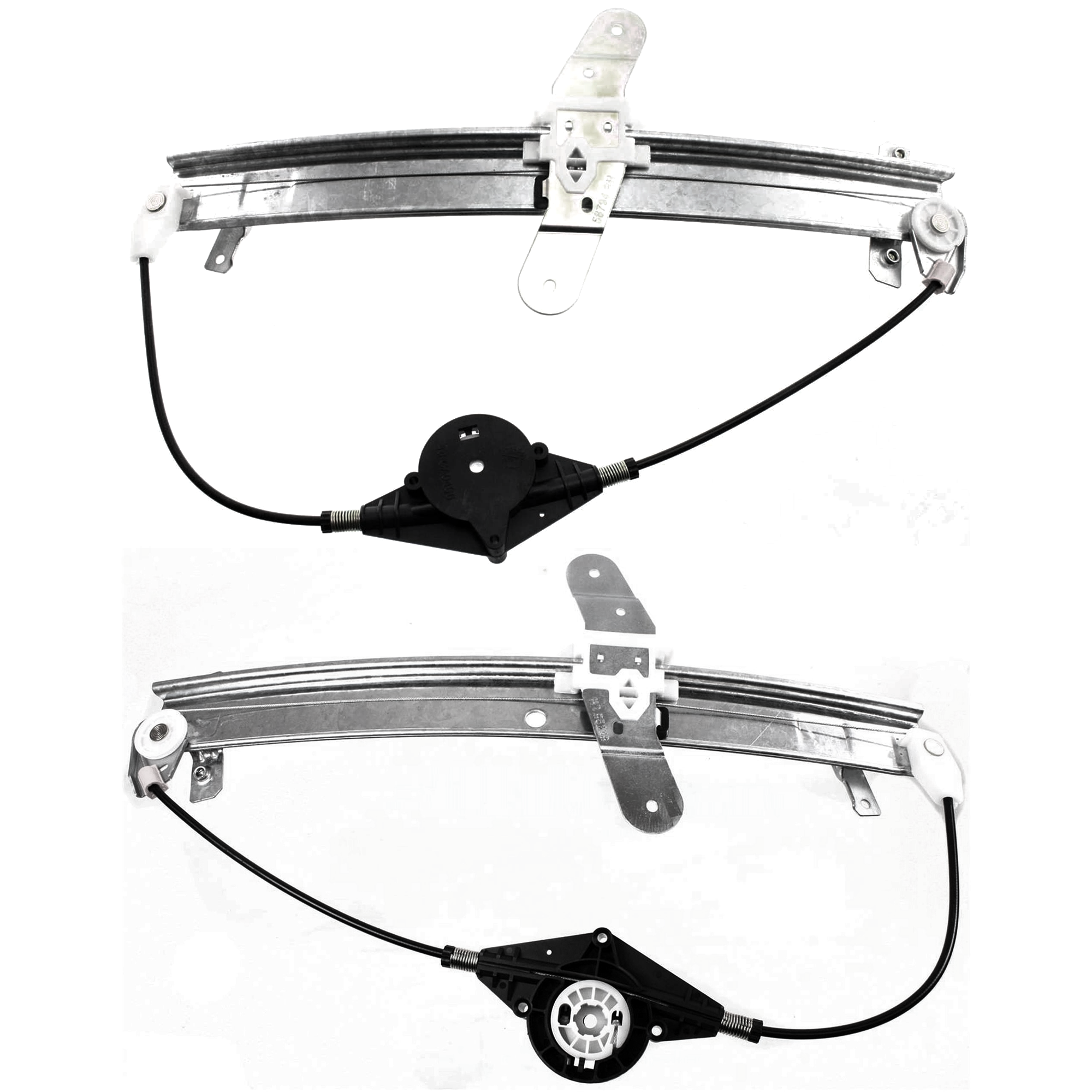 AM CROWN VICTORIA GRAND MARQUIS 92-11 MARAUDER 03-04 FRONT WINDOW REGULATOR RH AND LH Power w o Motor SKU SET JF462901 Partslink FO1350106 FO1351106 OEM 6W7Z5423208AA 6W7Z5423209AA