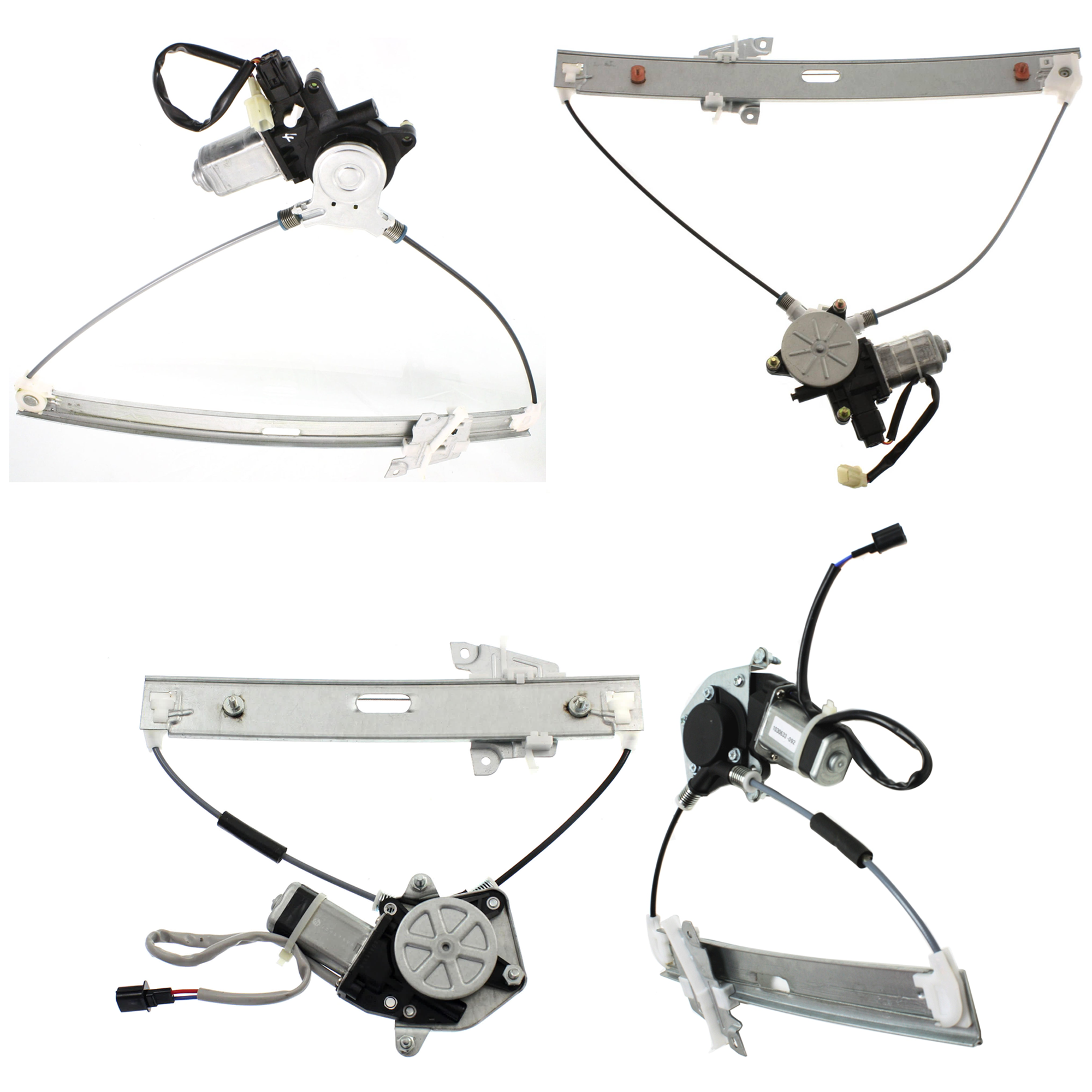 AM ESCAPE 01-07 MARINER 05-07 FRONT AND REAR WINDOW REGULATOR RH AND LH Power w Motor SKU SET JF462907-4 Partslink FO1350130 FO1351130 FO1550116 FO1551116 OEM 2L8Z7823200BA 2L8Z7823201BA 6L