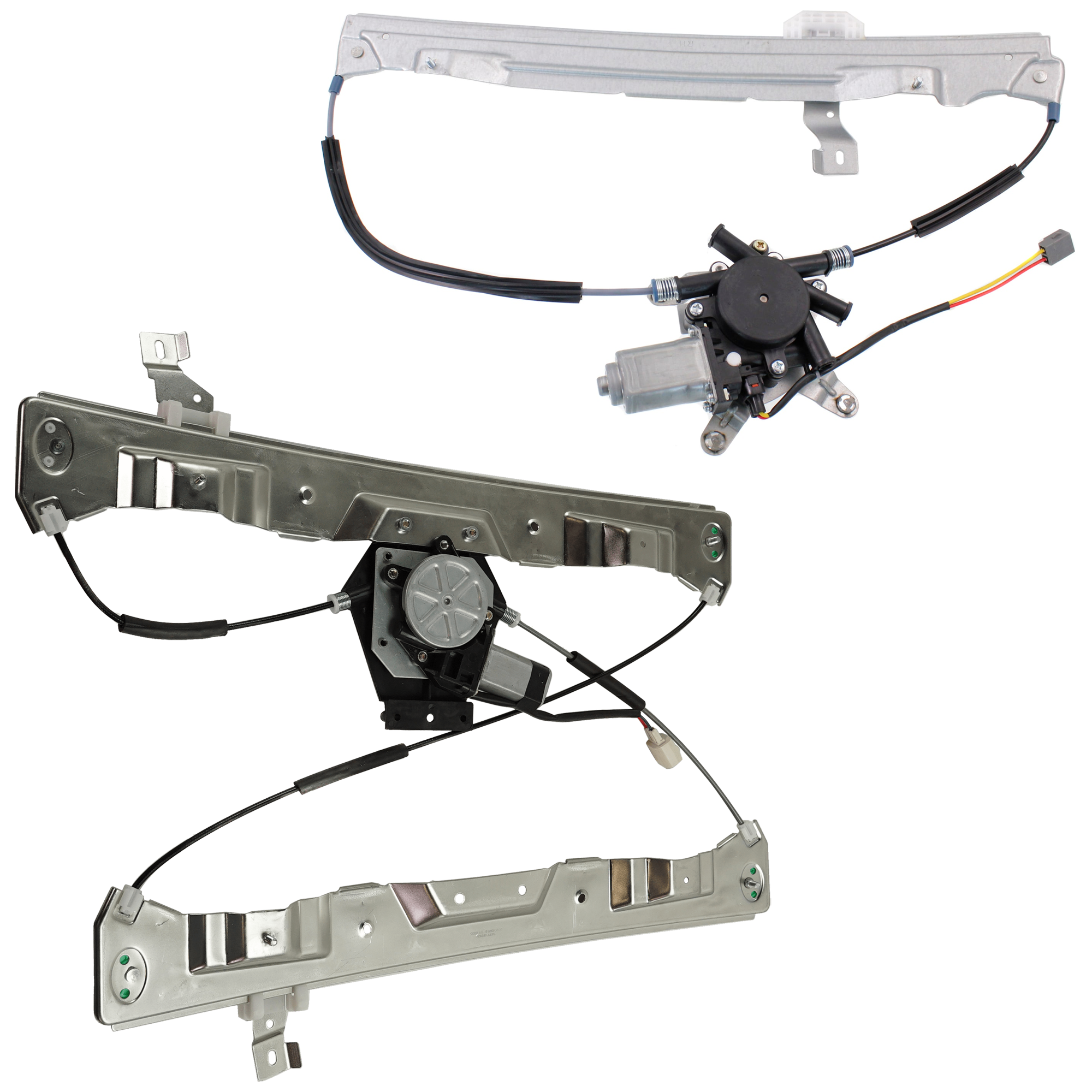AM EXPLORER 02-10 MOUNTAINEER 02-10 FRONT AND REAR WINDOW REGULATOR RH Power w Motor SKU SET JF462929-2R Partslink FO1351141 FO1551118 OEM 6L2Z7823200BA 6L2Z7827000BA