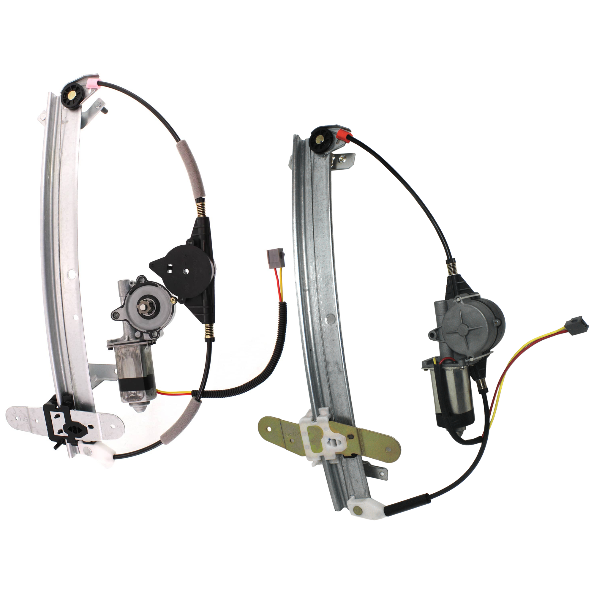 AM CROWN VICTORIA GRAND MARQUIS 92-11 MARAUDER 03-04 FRONT AND REAR WINDOW REGULATOR RH Power w Motor SKU SET JF462941-2R Partslink FO1351146 FO1551111 OEM 6W7Z5423208AA PFM 6W7Z5427008A