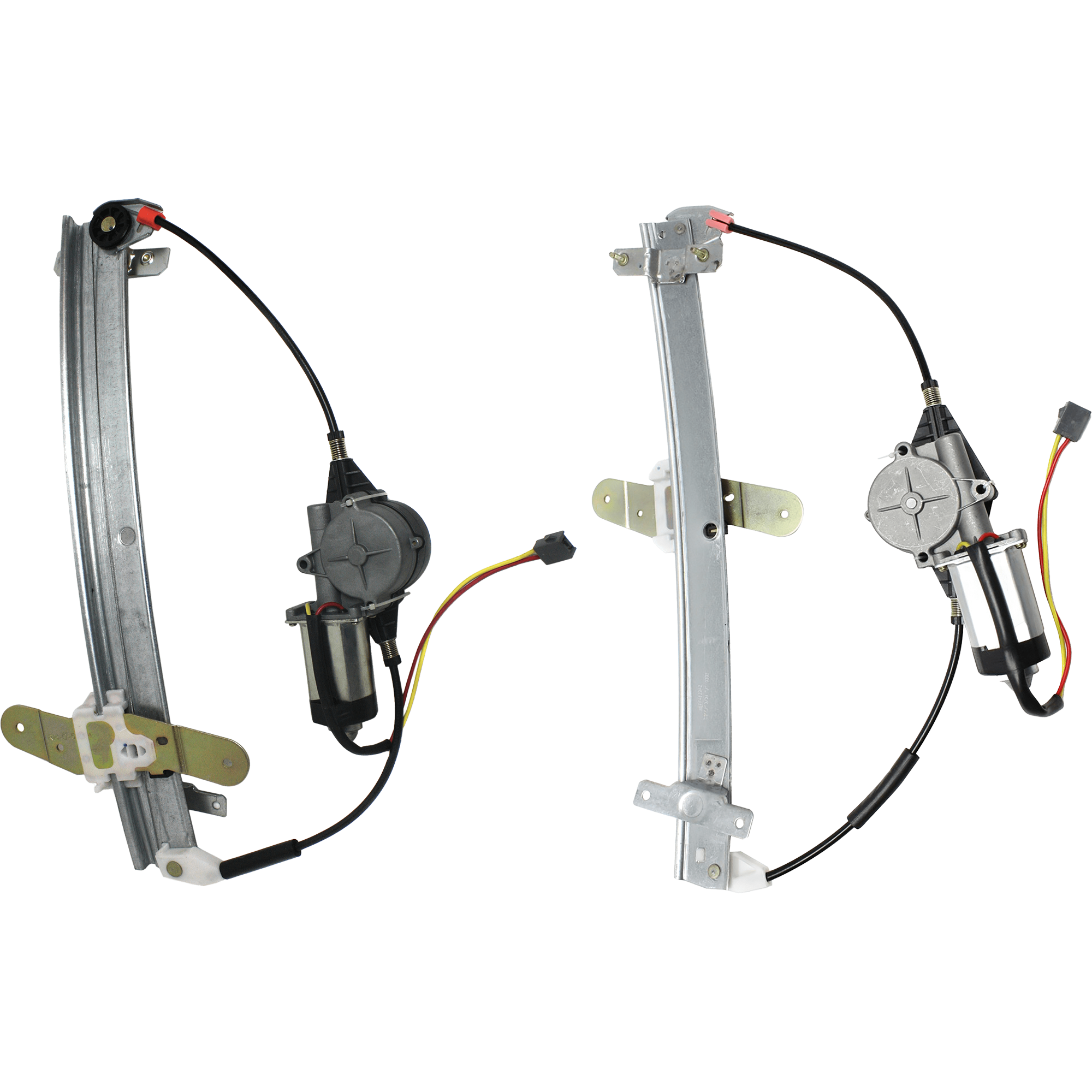 AM CROWN VICTORIA 92-11 FRONT WINDOW REGULATOR RH AND LH Power w Motor SKU SET JF462941 Partslink FO1350146 FO1351146 OEM 6W7Z5423208AA PFM 6W7Z5423209A