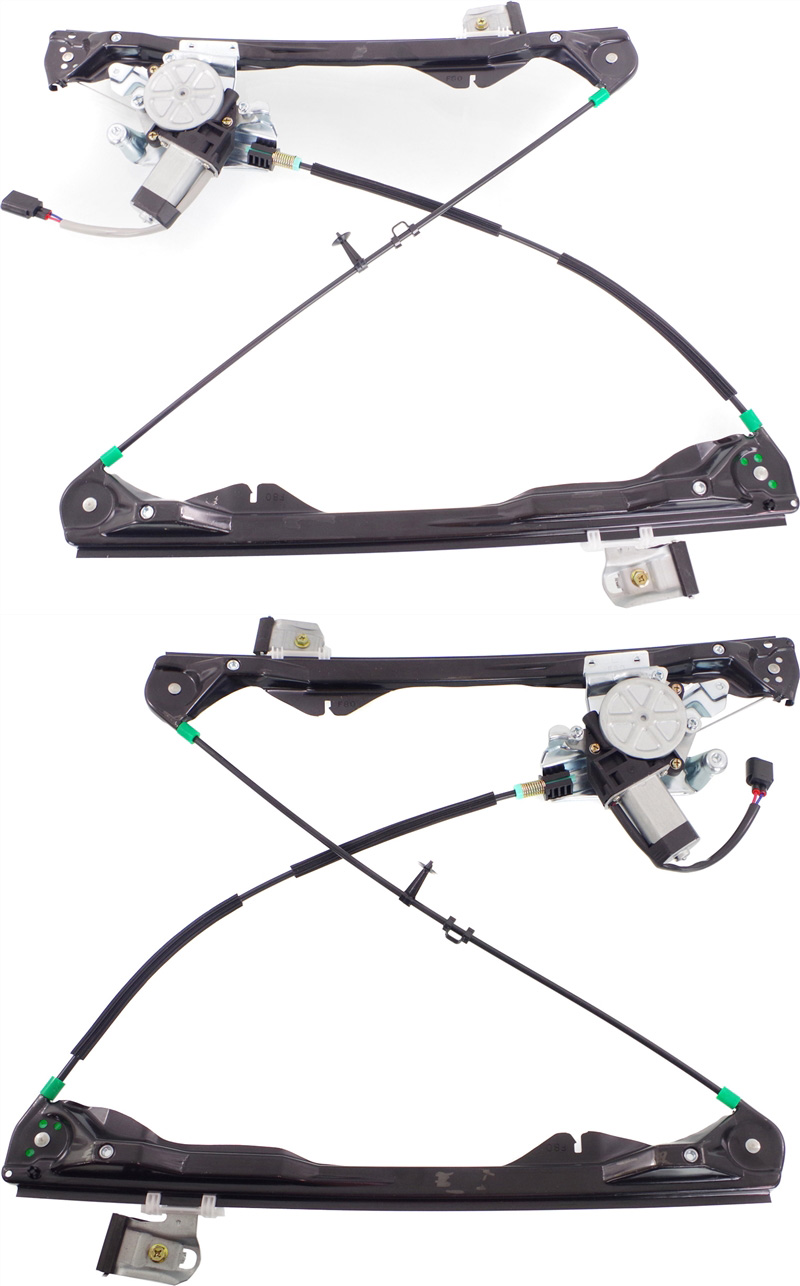 AM FOCUS 08-11 FRONT WINDOW REGULATOR RH AND LH Power w Motor 4 Door Sedan SKU SET JF462967 Partslink FO1350190 FO1351190 OEM 8S4Z5423200BA 8S4Z5423201BA