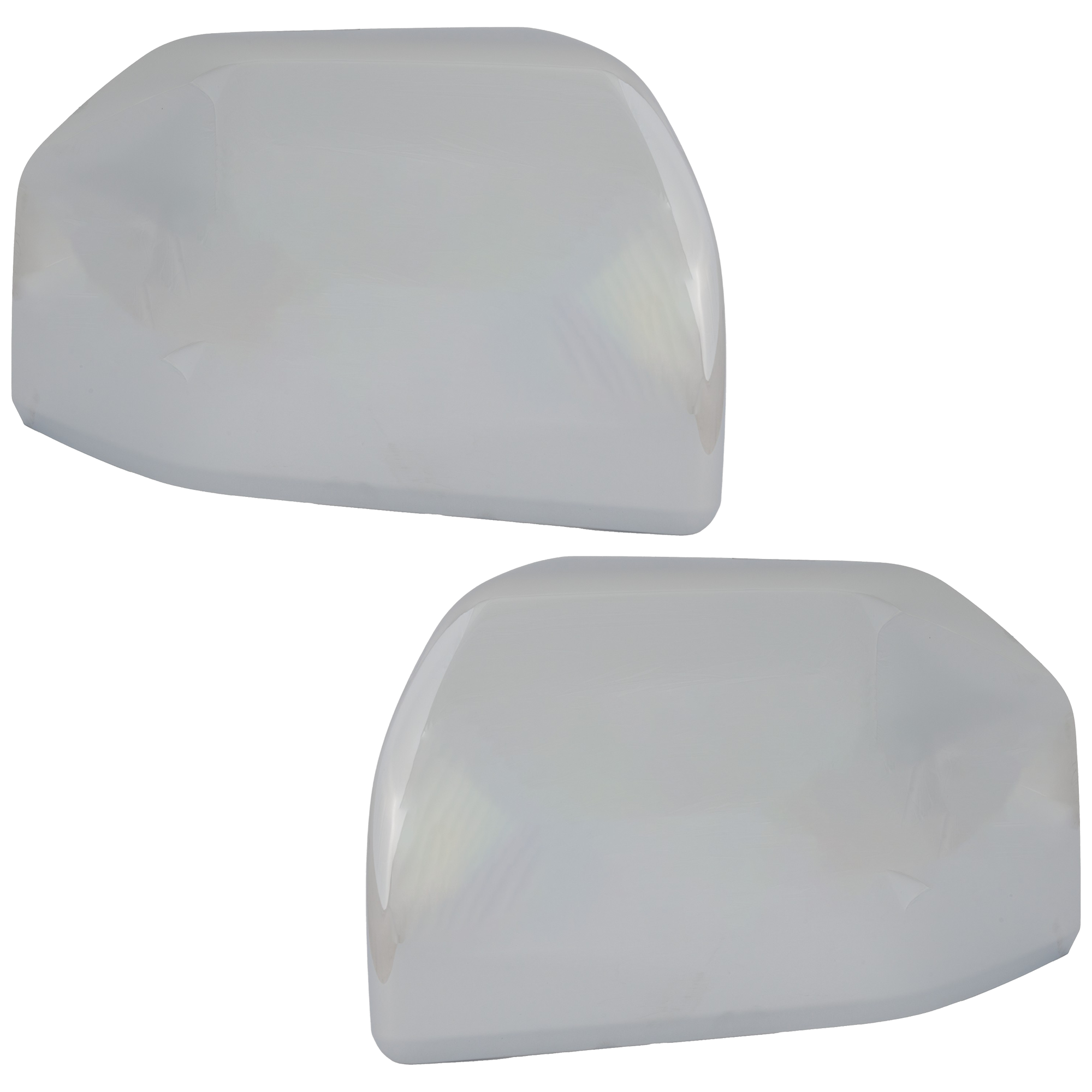 AM F 150-15-18 MIRROR COVER RH AND LH Towing w Signal Light Exc. Raptor Model Crew Extended Cab To 2-26-18 Chrome SKU SET JF47170007 OEM FL3Z17D743EA FL3Z17D742EA