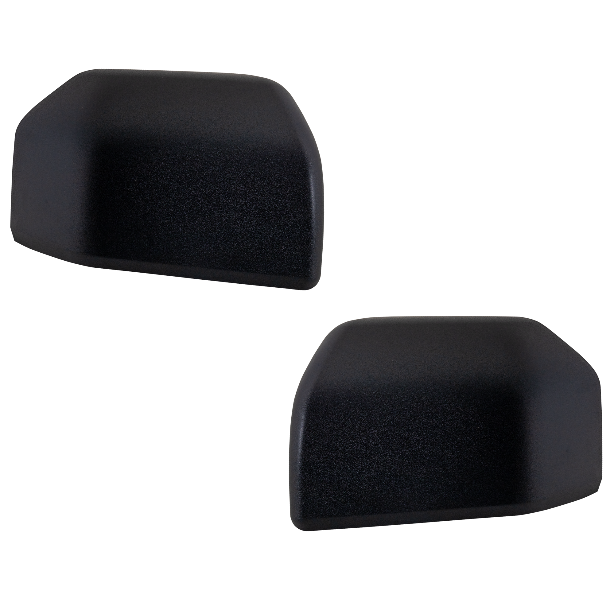 AM F 150-15-20 MIRROR COVER RH AND LH Non Towing w o Signal Light Textured Black SKU SET JF47170009 Partslink FO1327128 FO1326128 OEM FL3Z17D742AA FL3Z17D743AA