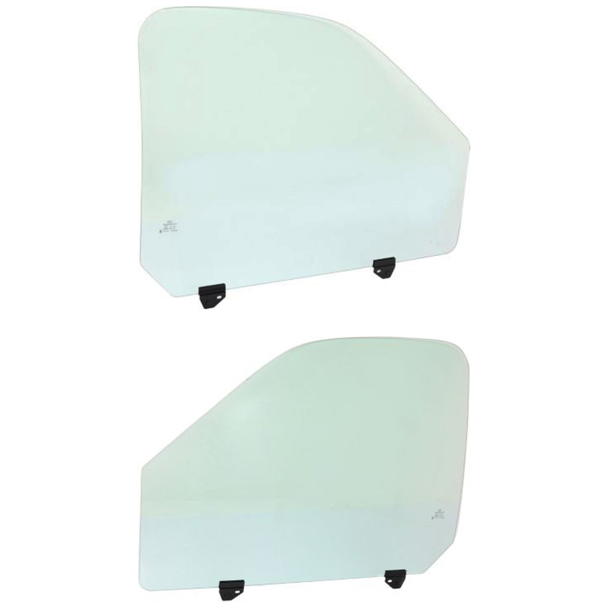 AM F SERIES 97-04 FRONT DOOR GLASS RH and LH Clear Standard Extended Cab 2 Door SKU SET JF480109 OEM 1L3Z1521410AA DD08975GTYN 1L3Z