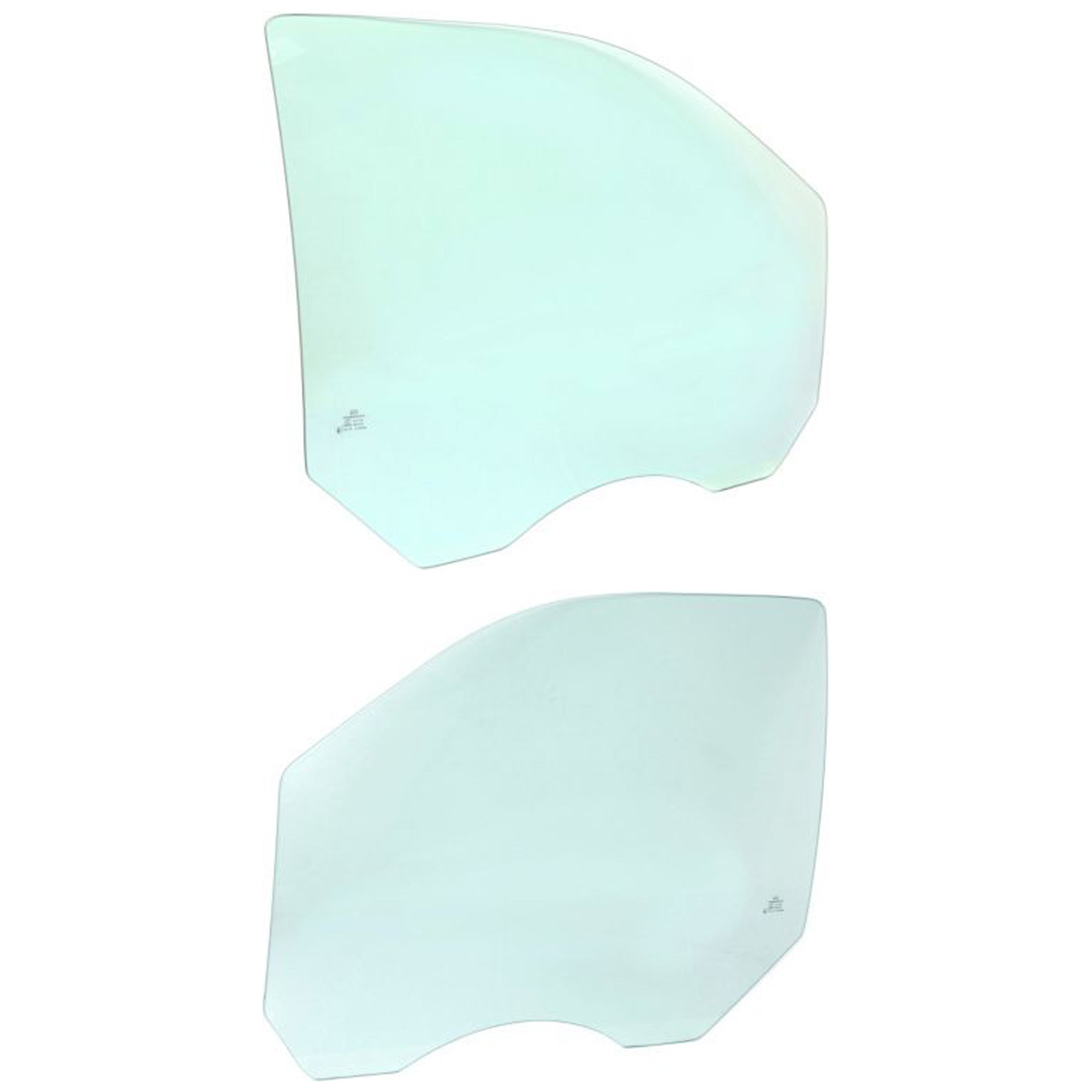 AM FORD F 150-04-14 FRONT DOOR GLASS RH and LH Green Tint Extended Crew Standard 09-14 Cab SKU SET JF480111 OEM 4L3Z1821410AA DD10464GTNN 4L3Z