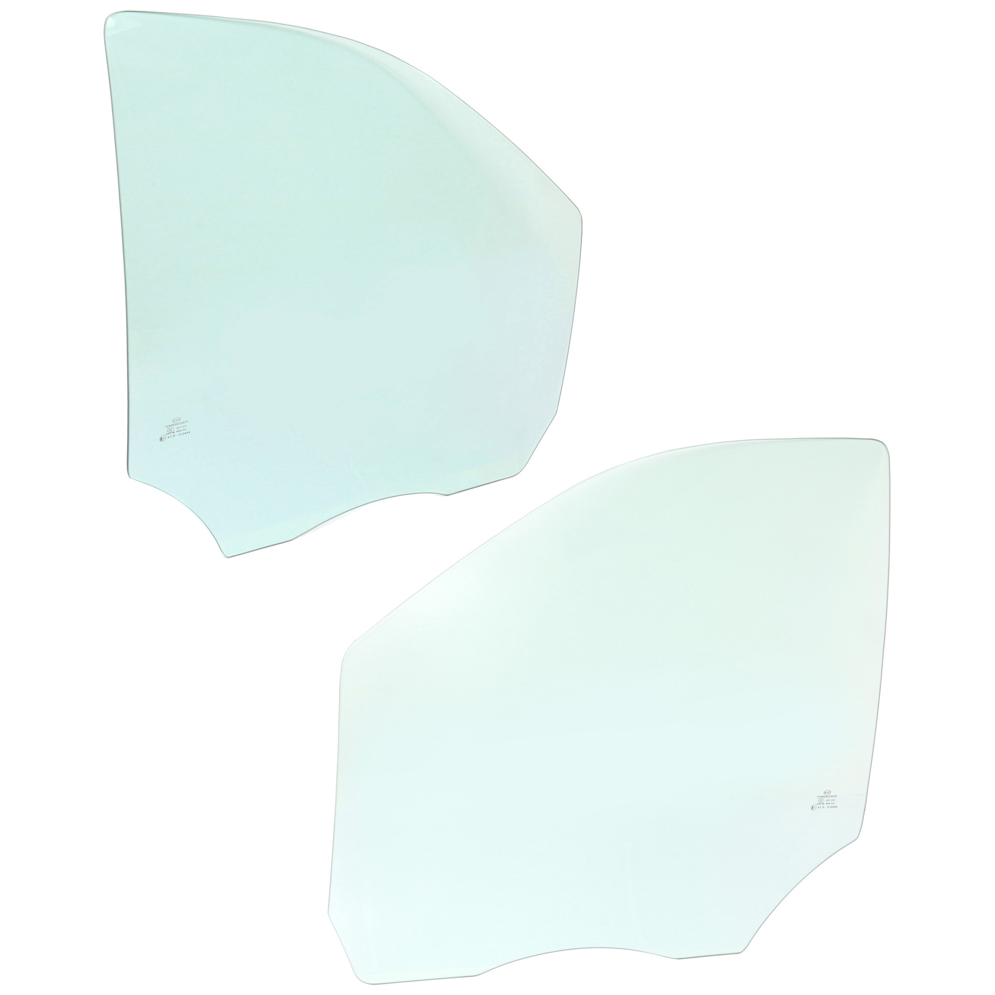 AM FORD F 150-04-08 MARK LT 06-08 FRONT DOOR GLASS RH AND LH Clear Standard Crew Cab Pickup SKU SET JF480113 OEM 4L3Z1521410AA DD10462GTNN 4L3Z