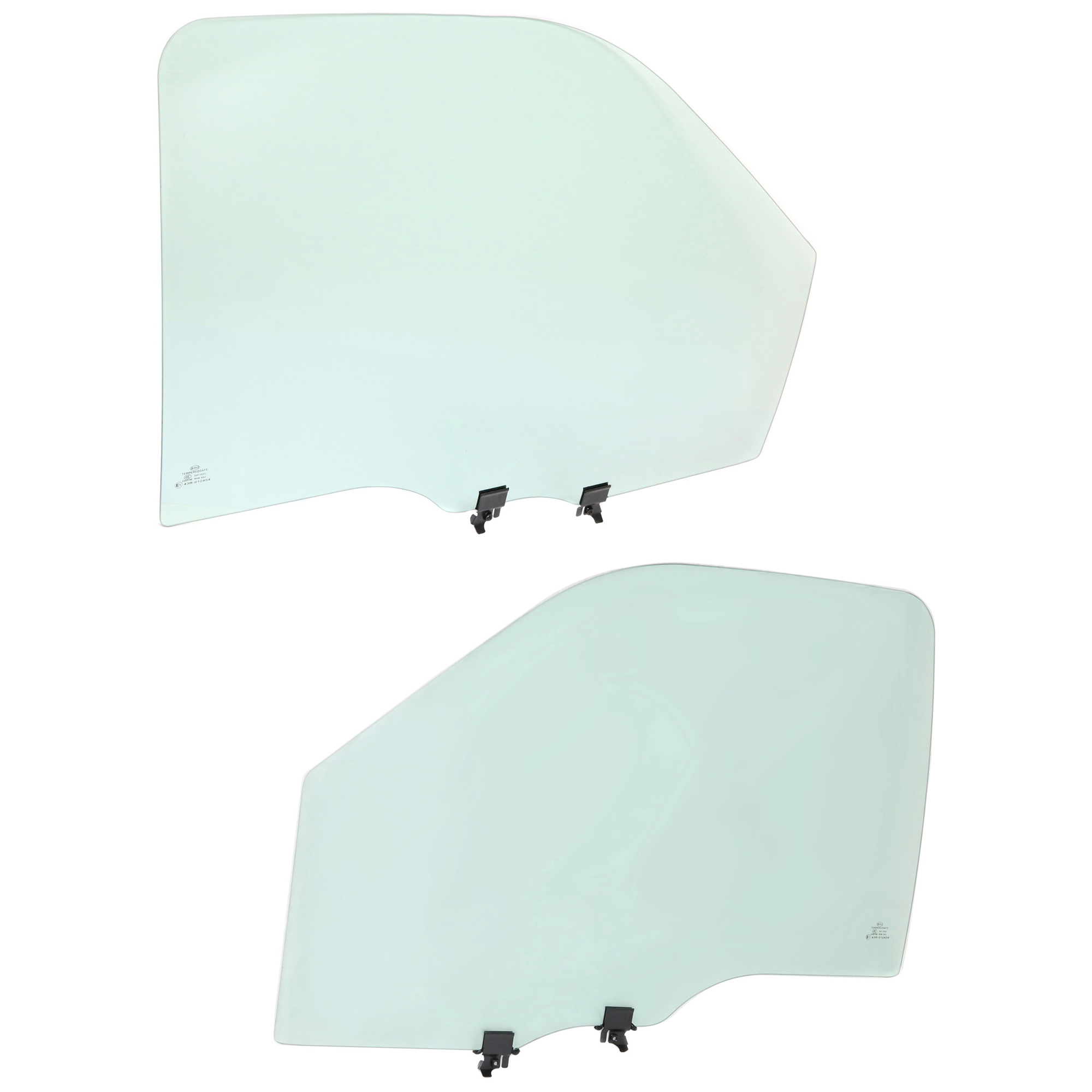 AM F SERIES SUPER DUTY 13-16 FRONT DOOR GLASS RH AND LH Green Tint SKU SET JF480115 OEM CC3Z2521410A DD11951GTYN CC3Z2