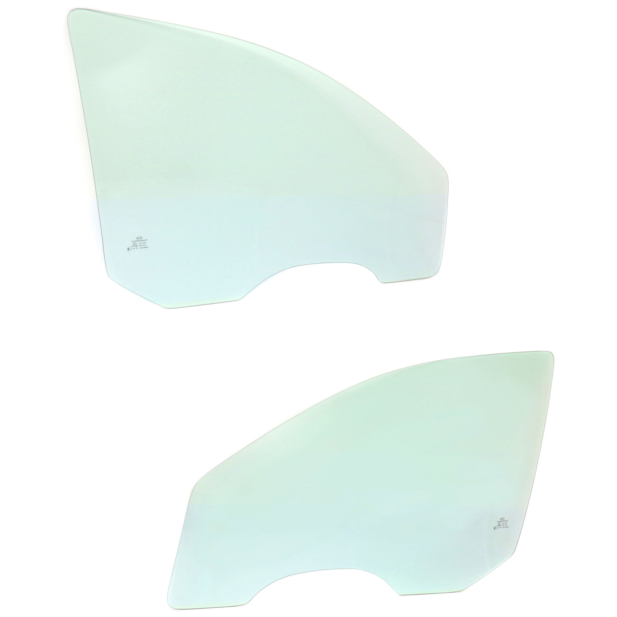 AM FOCUS 00-07 FRONT DOOR GLASS RH and LH Green Tint Sedan Hatchback Wagon SKU SET JF480117 OEM YS4Z5421410AA DD09522GTNN YS4Z