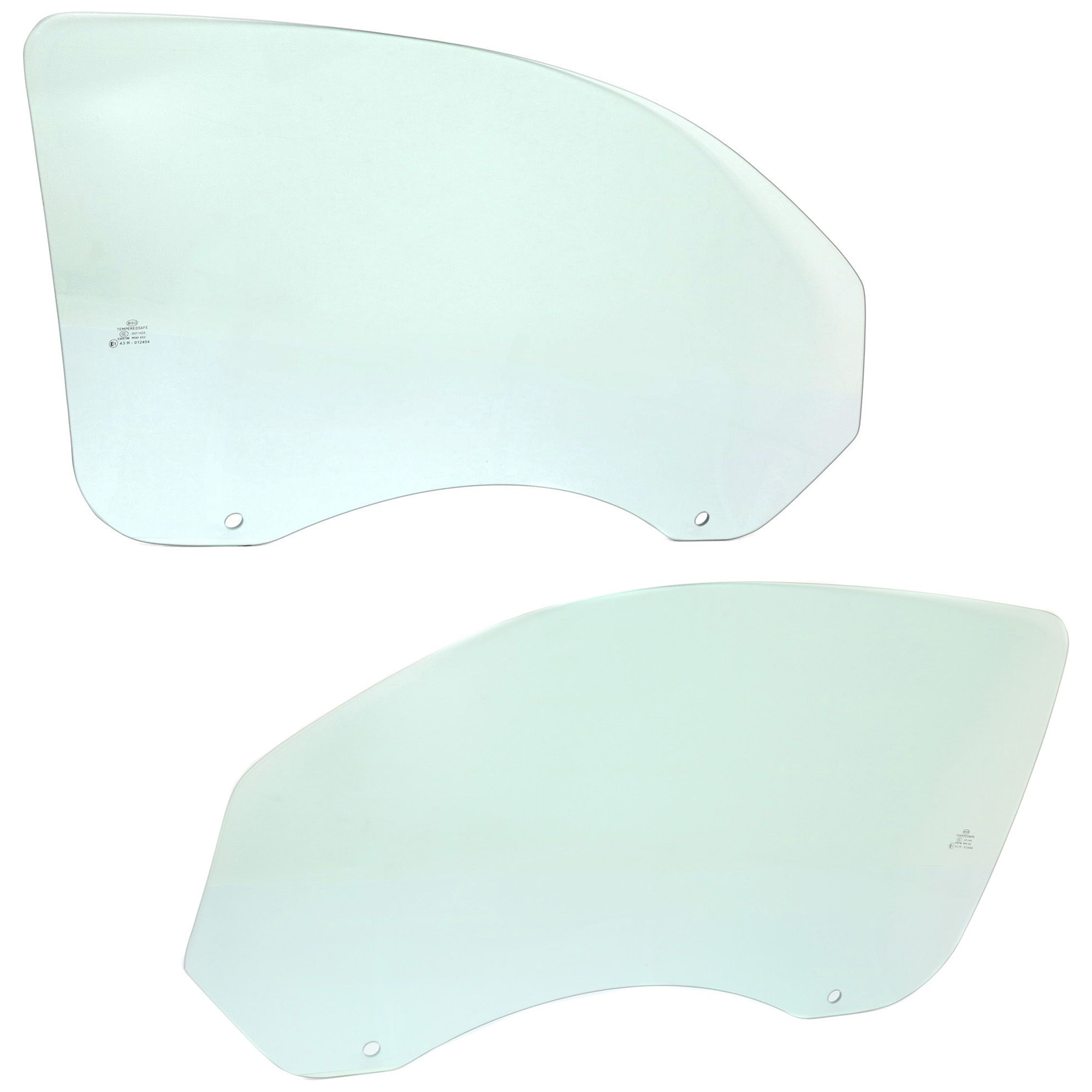 AM MUSTANG 05-14 FRONT DOOR GLASS RH AND LH Green Tint SKU SET JF480125 OEM 4R3Z6321410AA DD10696GTNN 4R3Z