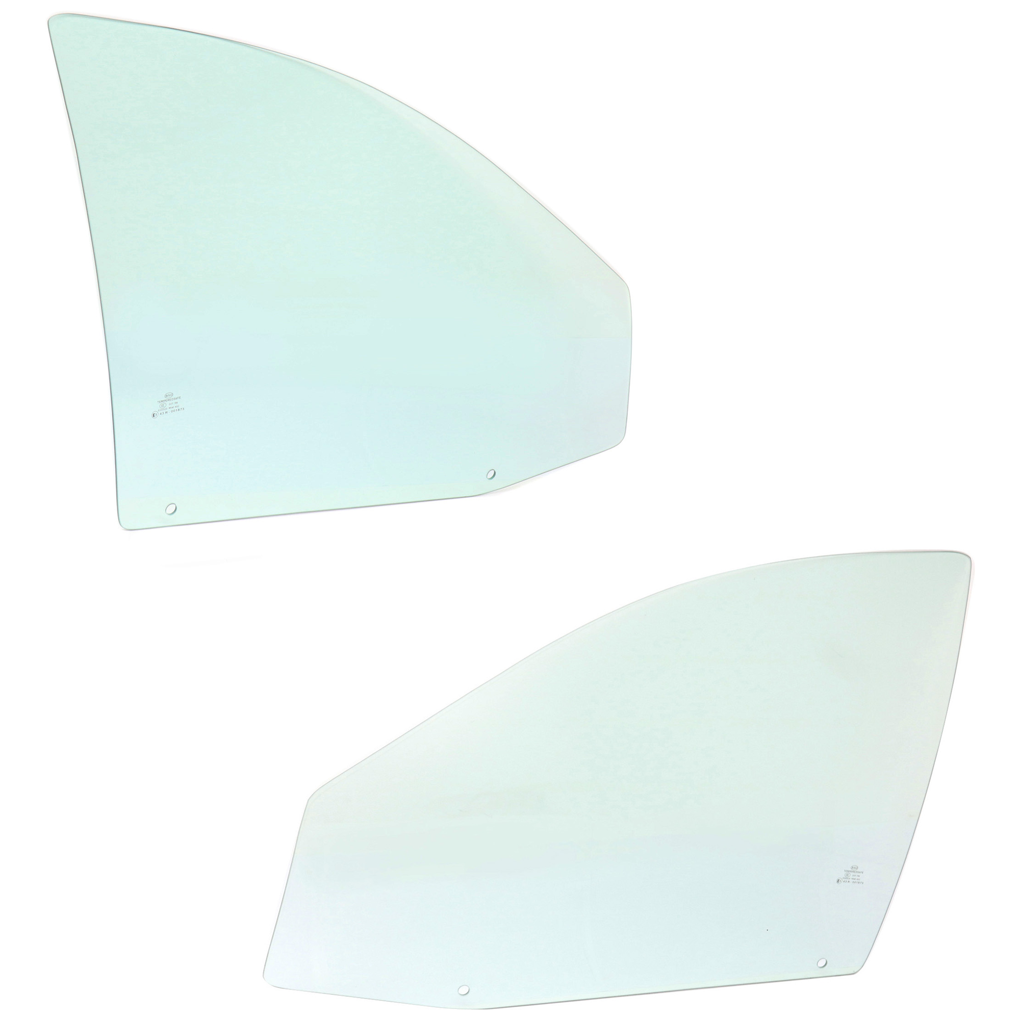 AM TAURUS 96-07 FRONT DOOR GLASS RH AND LH Green Tint 4 Door SKU SET JF480129 OEM F6DZ5421410AC DD08853GTNN F6DZ