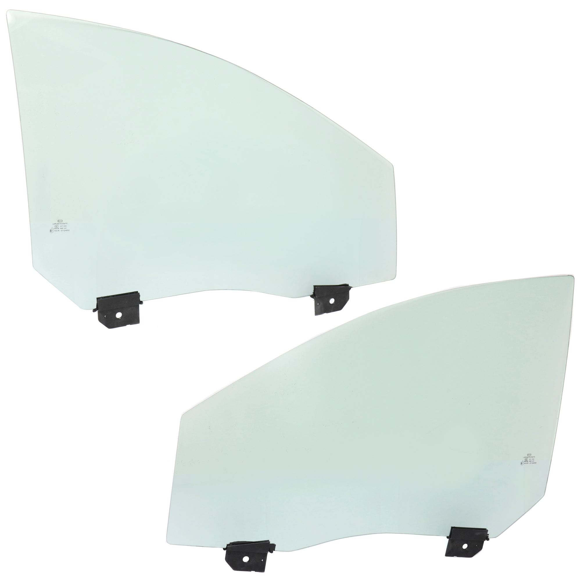 AM EDGE 15-24 FRONT DOOR GLASS RH AND LH Green Tint Laminated SKU SET JF480133 OEM FT4Z5821410B DD12527GTYN FT4Z5