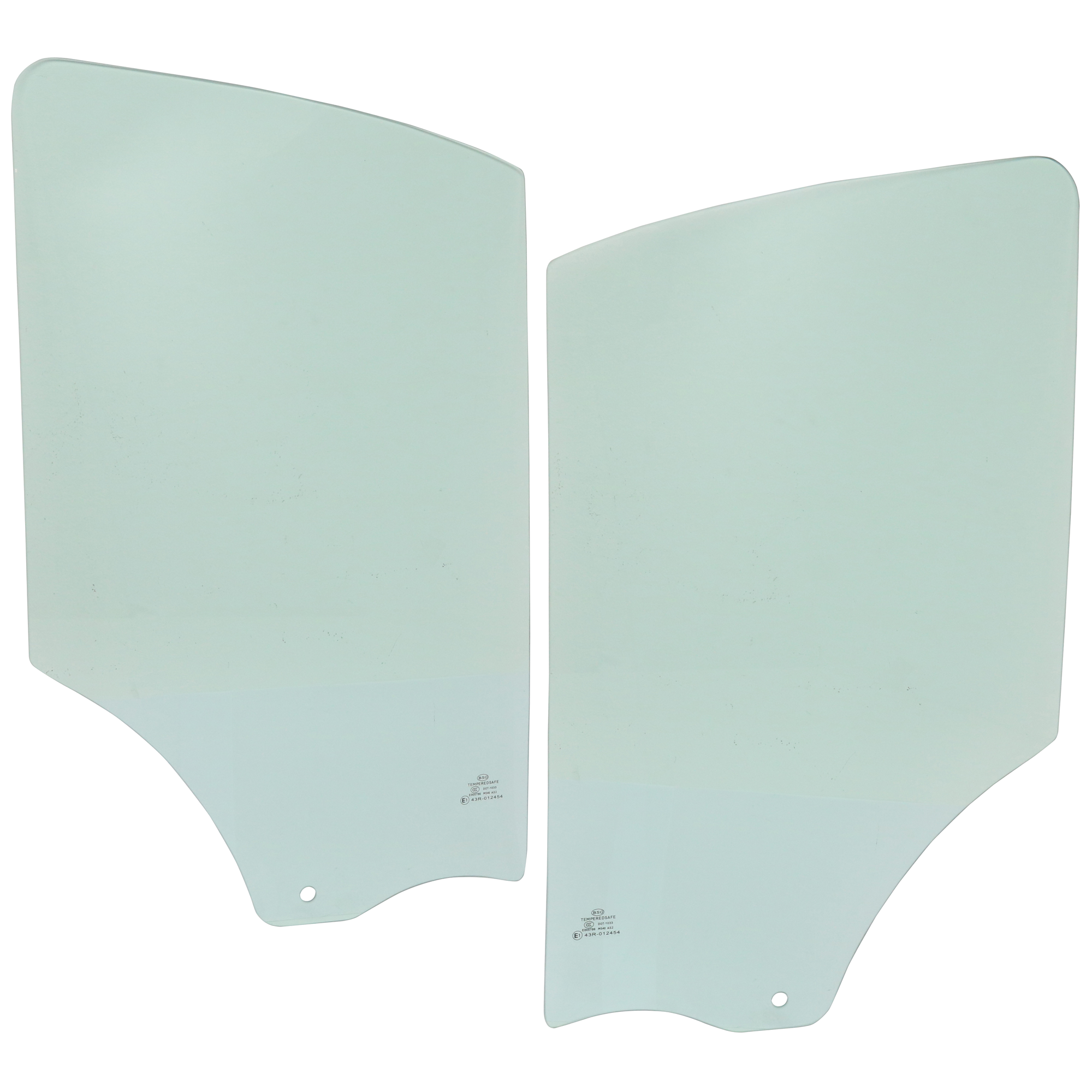 AM TRANSIT VAN 15-17 FRONT DOOR GLASS RH AND LH Green Tint 83.2 Roof SKU SET JF480145